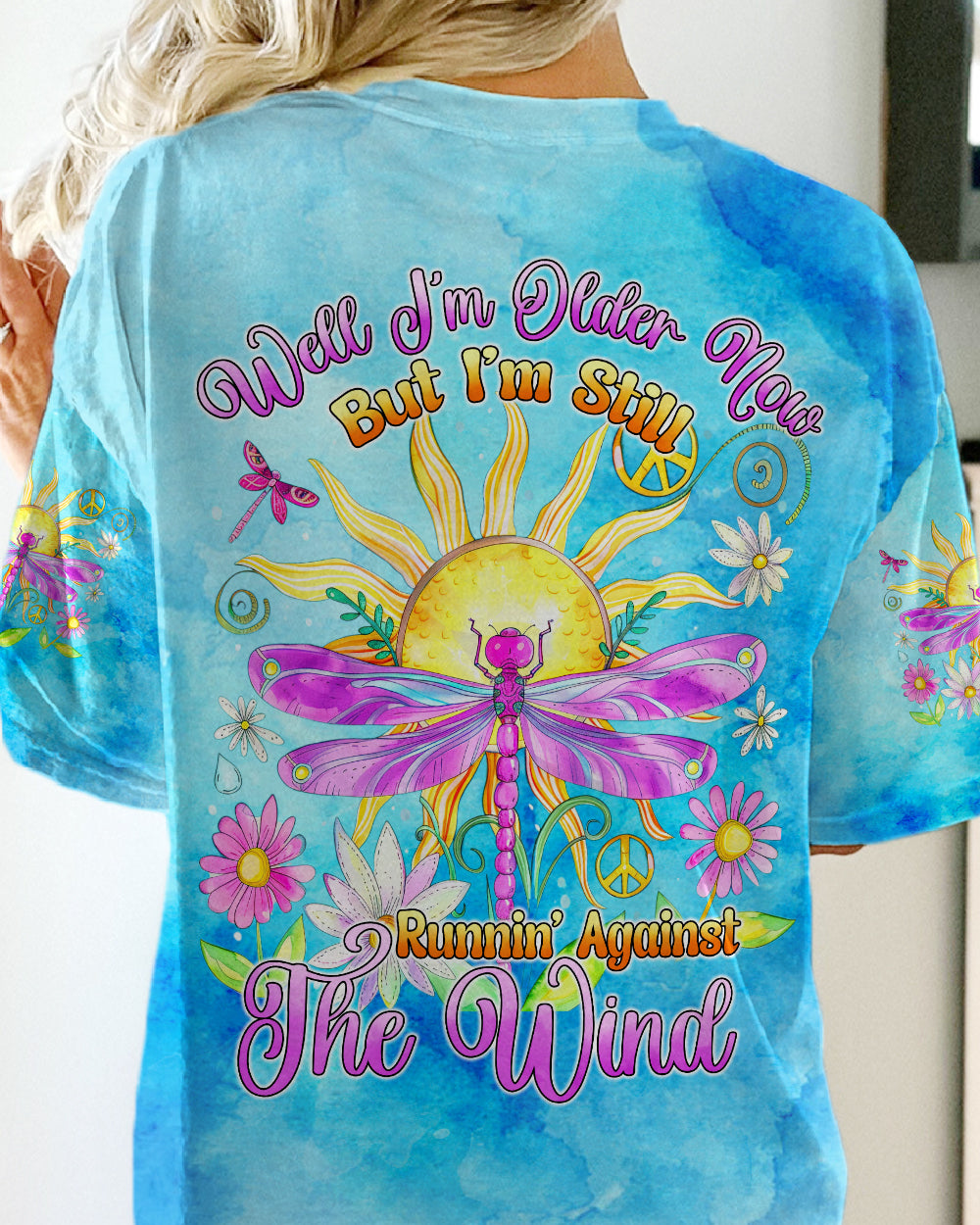 RUNNING AGAINST THE WIND DRAGONFLY ALL OVER PRINT - TYHI1907241