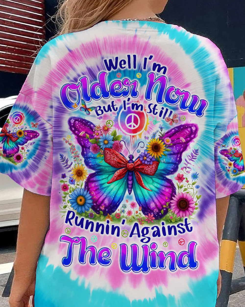 RUNNING AGAINST THE WIND BUTTERFLY TIE DYE ALL OVER PRINT - TYHI1306242