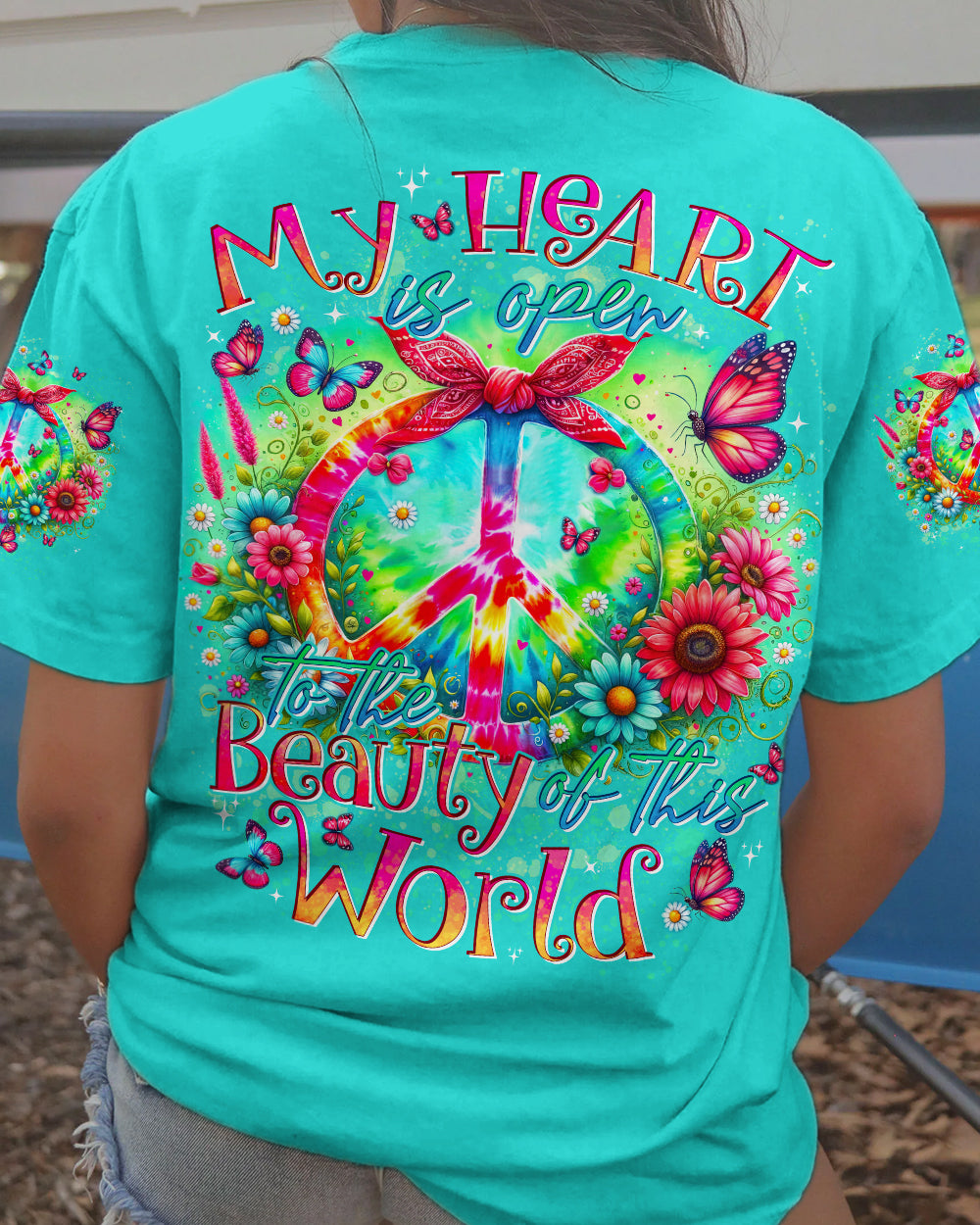 MY HEART IS OPEN TO THE BEAUTY OF THIS WORLD ALL OVER PRINT - TYTD3005241