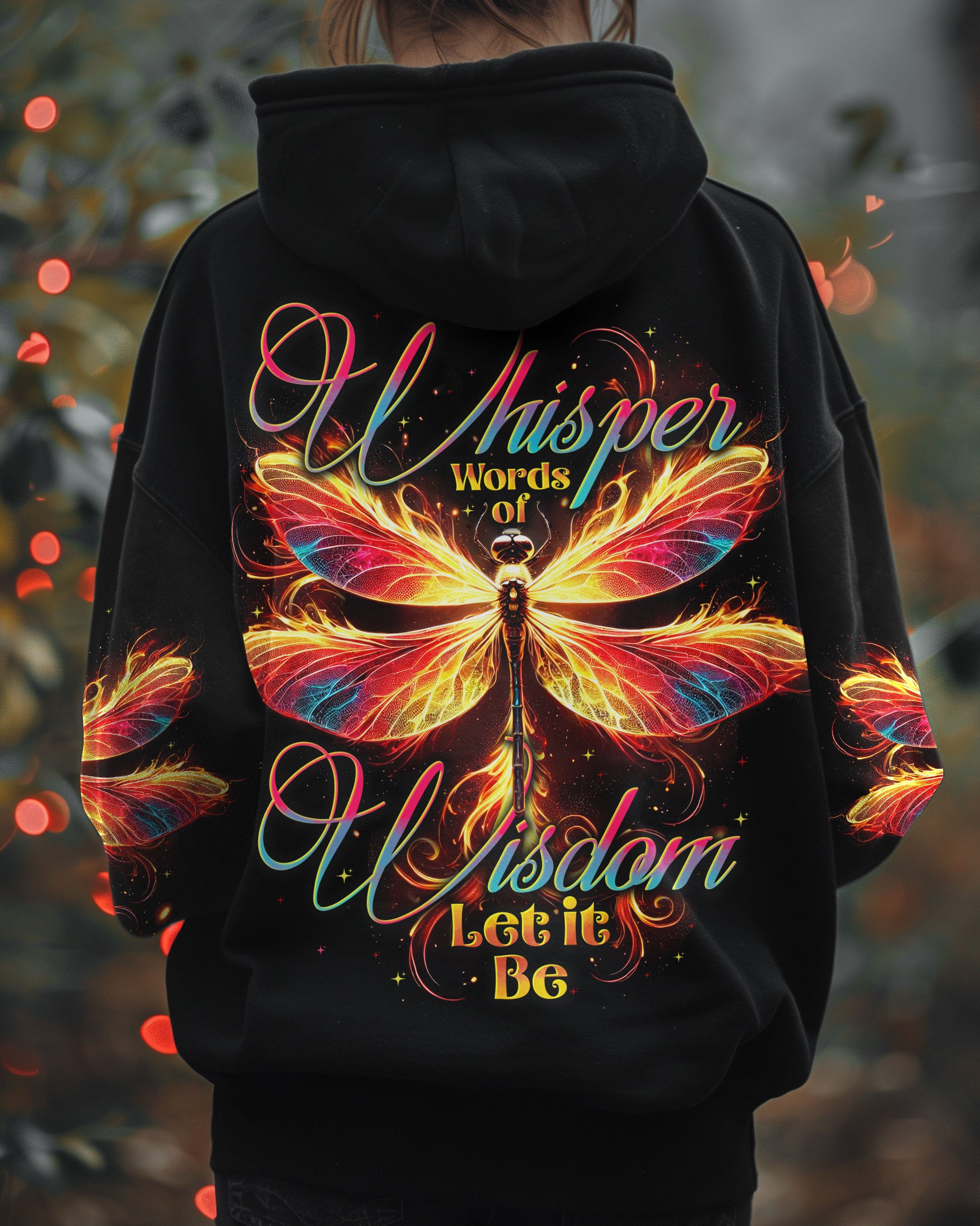 WHISPER WORDS OF WISDOM LET IT BE DRAGONFLY ALL OVER PRINT - TYTD3110242