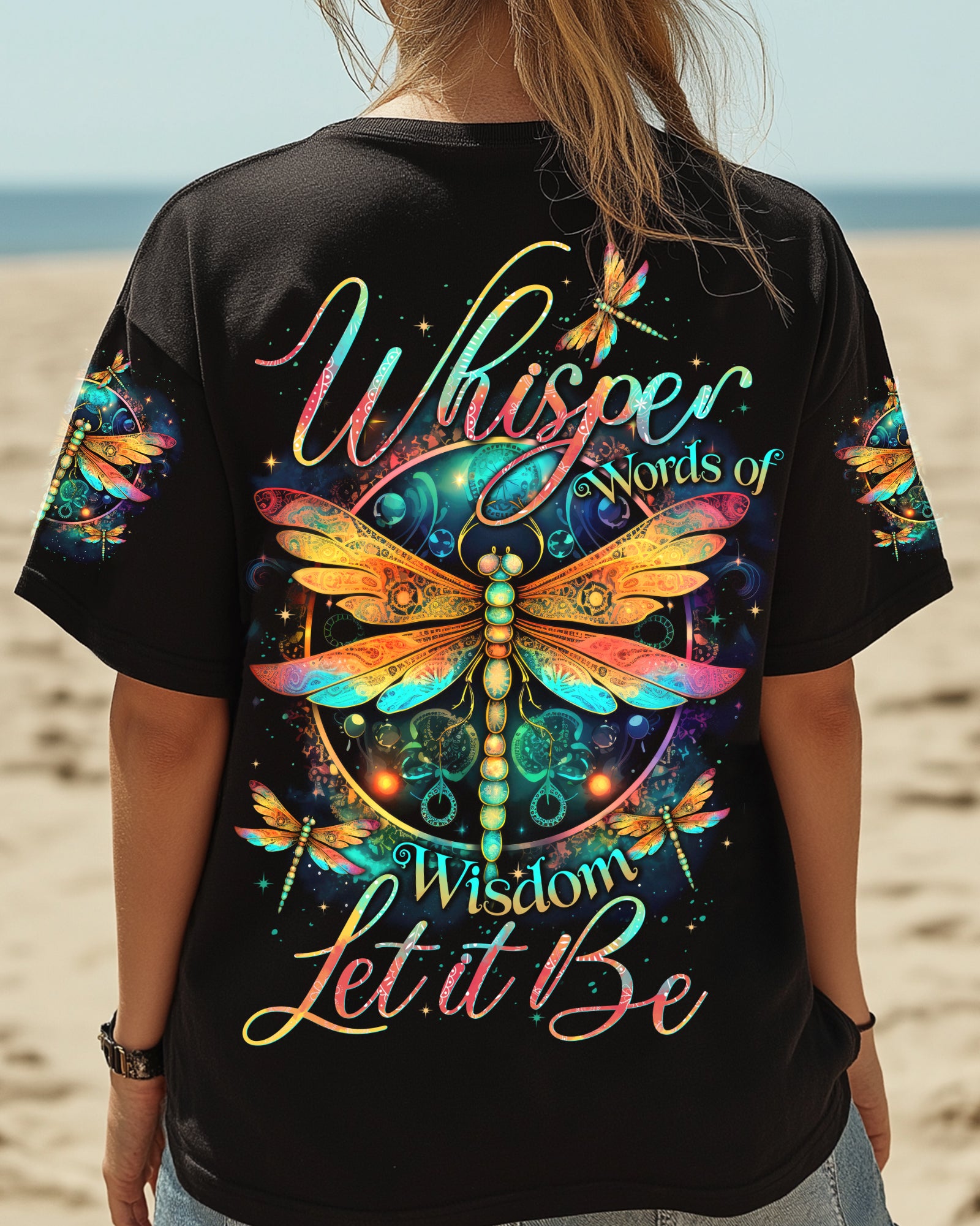 WHISPER WORDS OF WISDOM LET IT BE DRAGONFLY ALL OVER PRINT - TYTD1807251