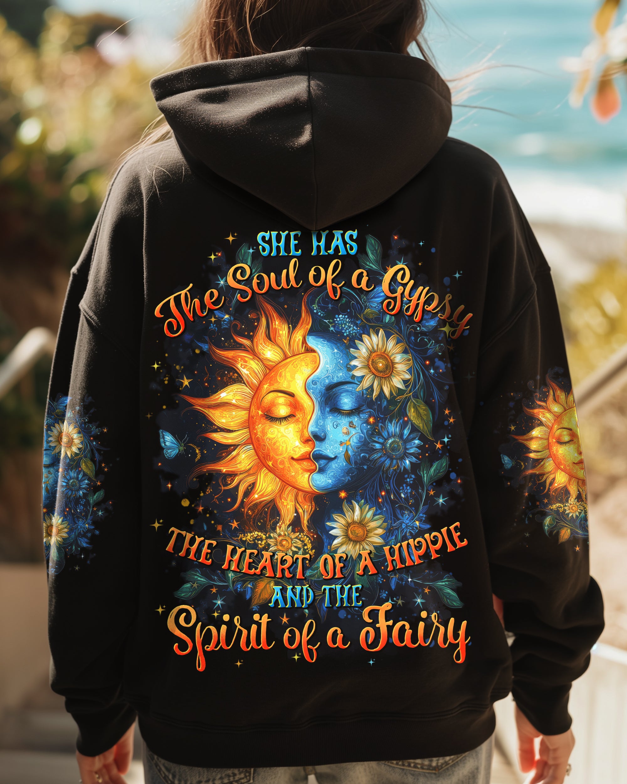 SPIRIT OF A FAIRY SUN AND MOON ALL OVER PRINT - TYTD1912242