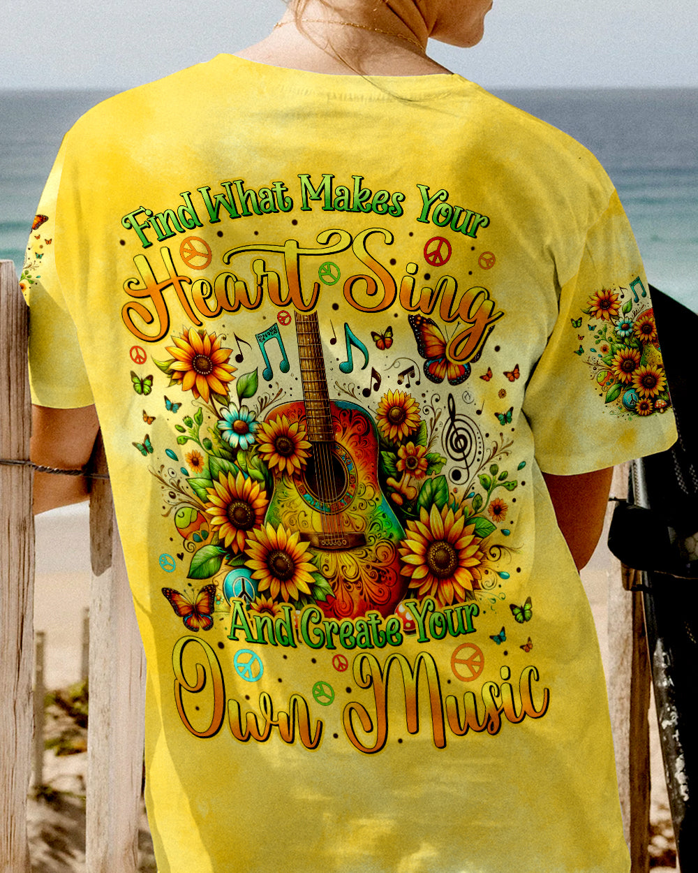 FIND WHAT MAKES YOUR HEART SING GUITAR ALL OVER PRINT - TYHI2405241