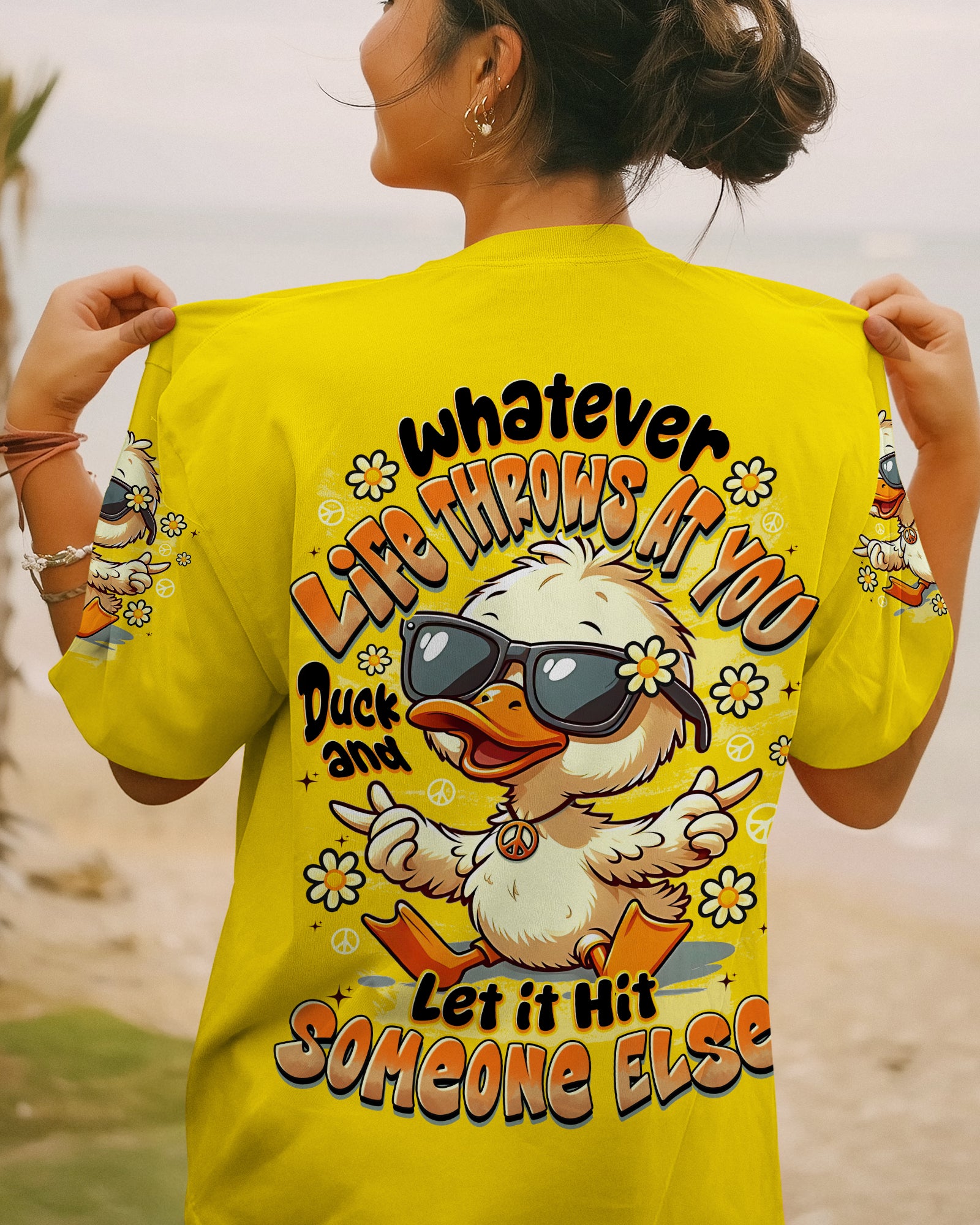 WHATEVER LIFE THROWS AT YOU DUCK ALL OVER PRINT - TYTD2908253