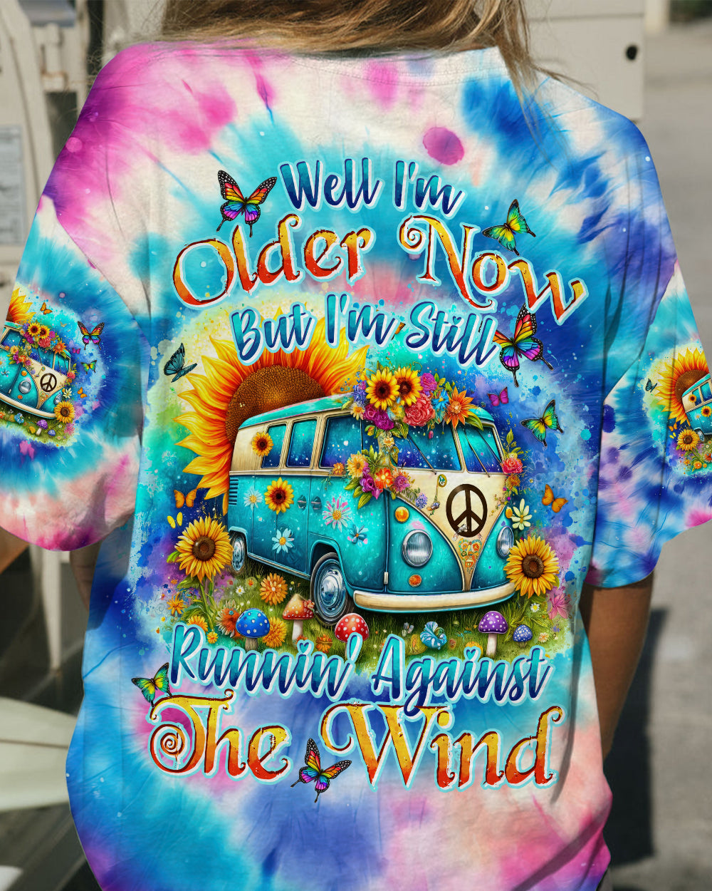 RUNNING AGAINST THE WIND TIE DYE ALL OVER PRINT - TYTD0705242