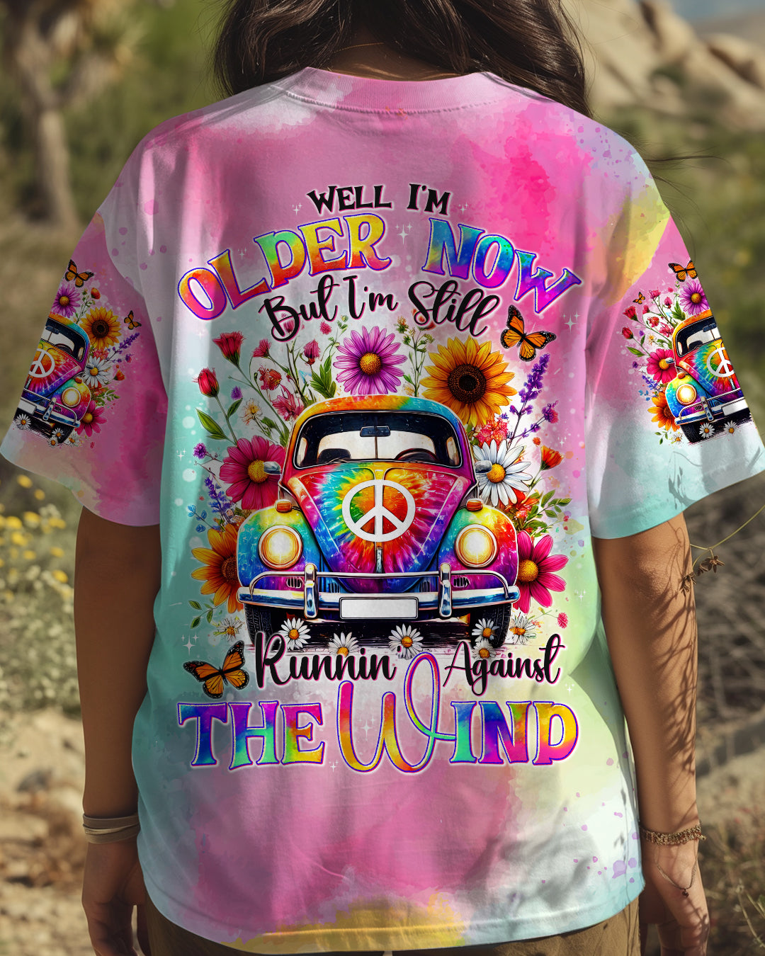 RUNNING AGAINST THE WIND TIE DYE ALL OVER PRINT - TYTD1408243