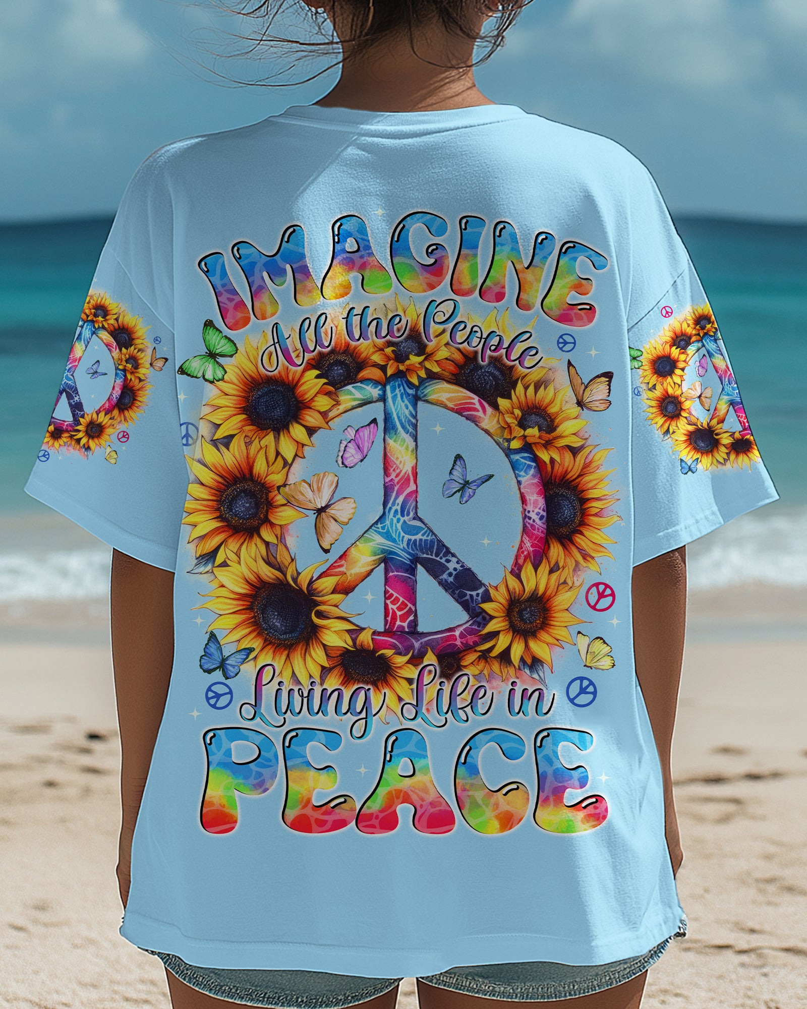 IMAGINE ALL THE PEOPLE LIVING LIFE IN PEACE ALL OVER PRINT - TYTD1806251