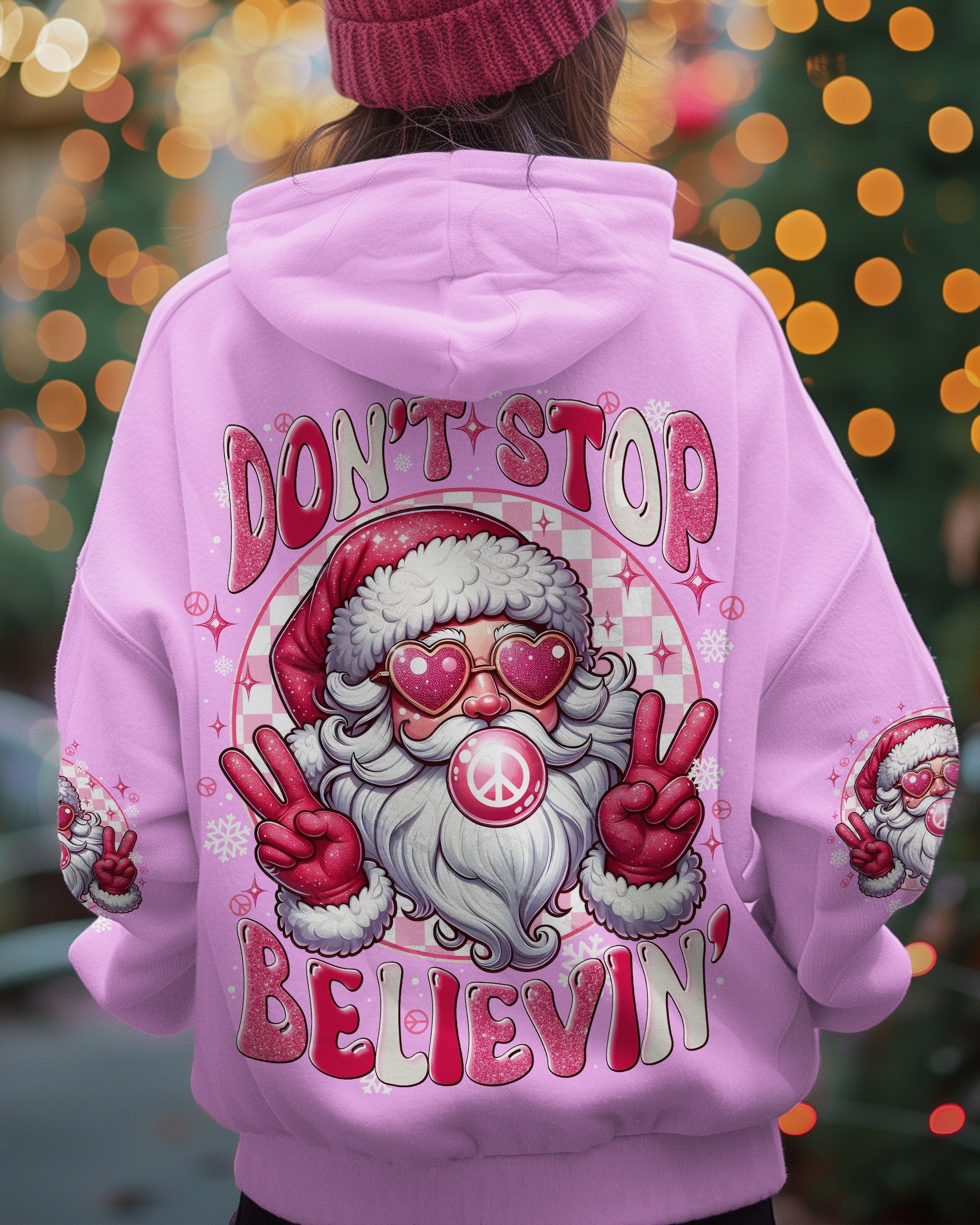 DON'T STOP BELIEVING CHRISTMAS ALL OVER PRINT - TYTD1211241