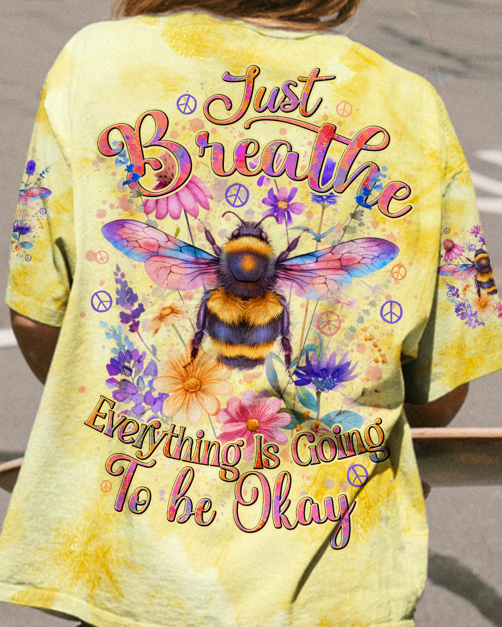 JUST BREATHE BEE ALL OVER PRINT - TYTD0407243