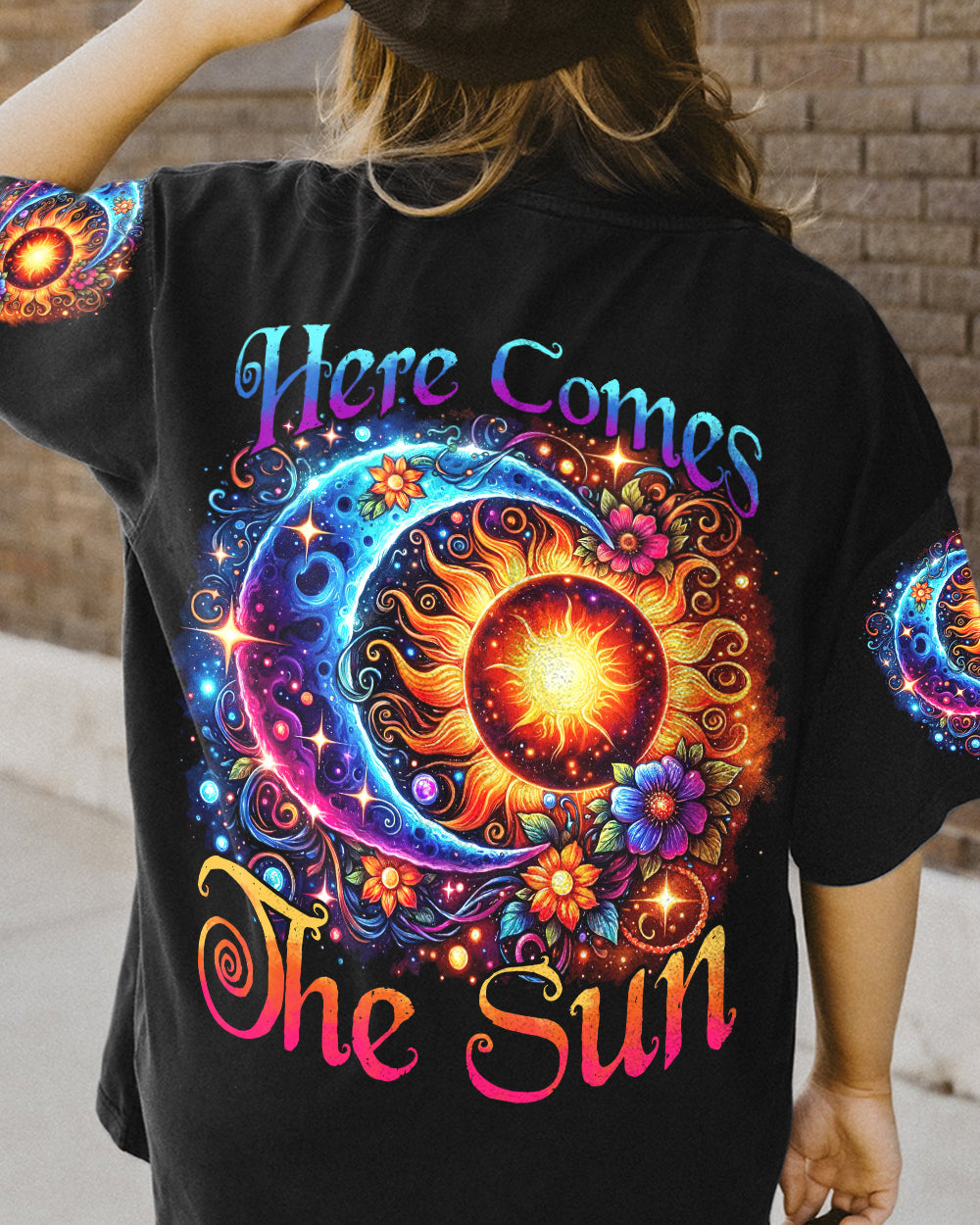 HERE COMES THE SUN ALL OVER PRINT - TYHI1504243