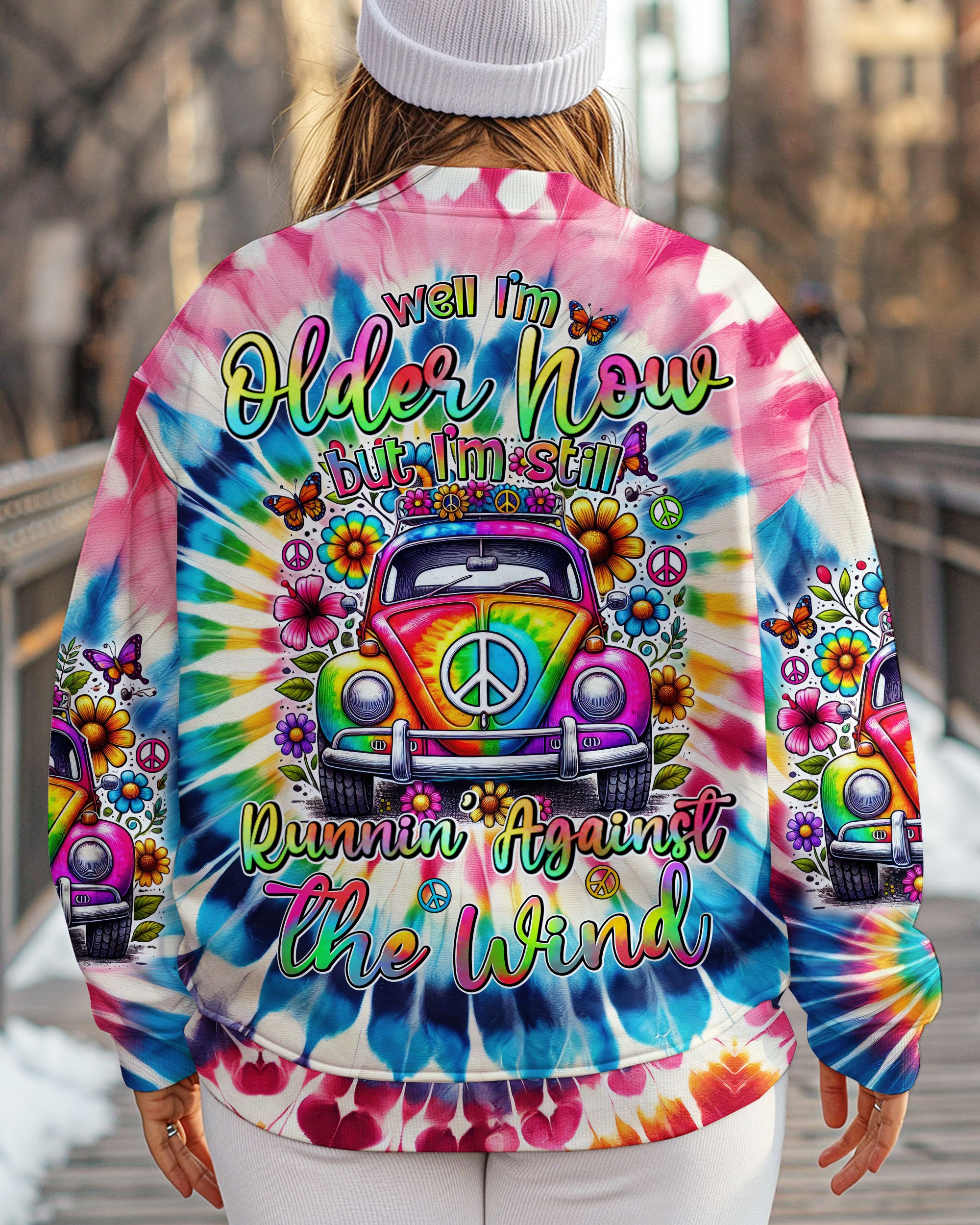 RUNNING AGAINST THE WIND TIE DYE ALL OVER PRINT - TYTD0403252