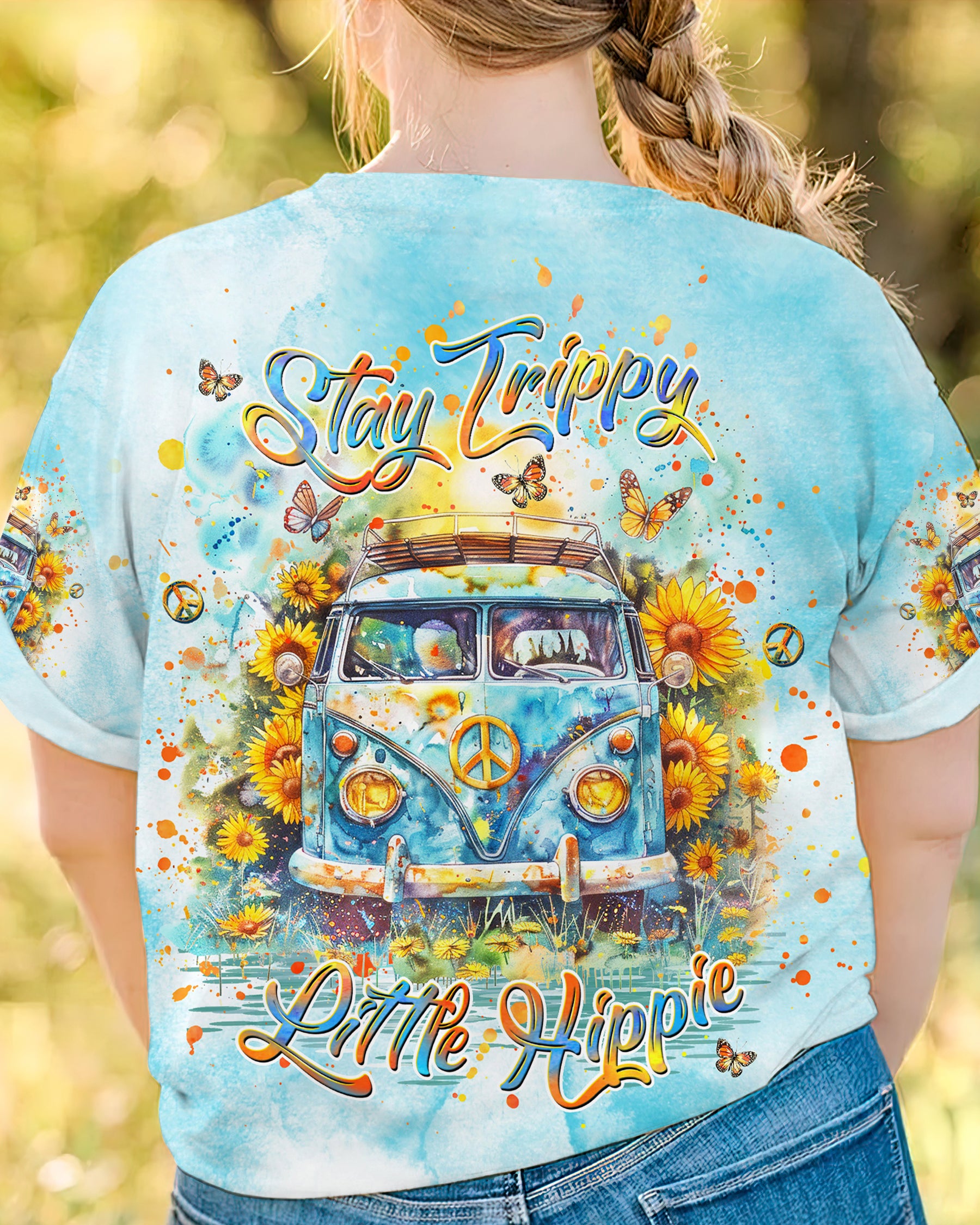 STAY TRIPPY LITTLE HIPPIE ALL OVER PRINT - YHKD1705243