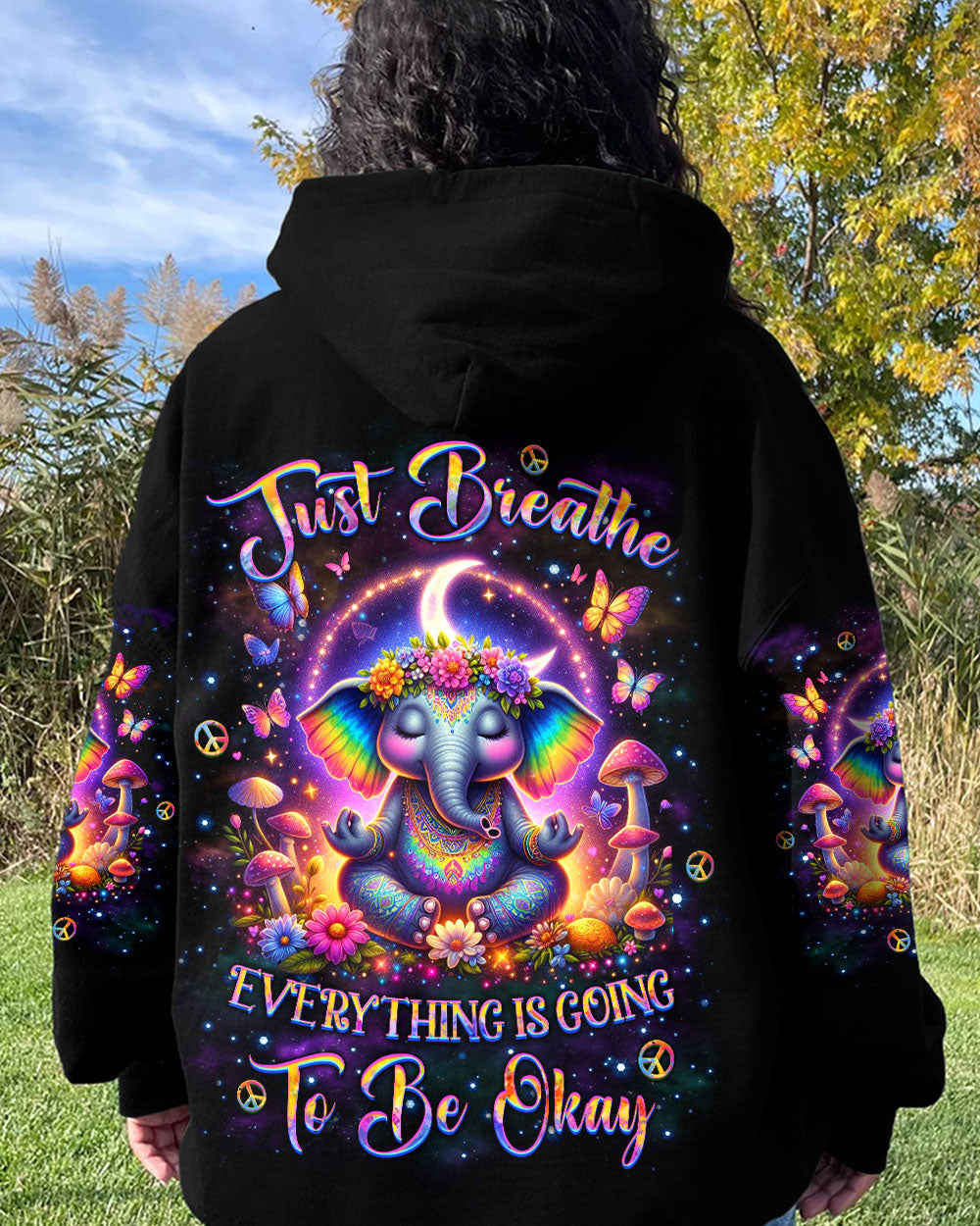 JUST BREATHE BUTTERFLY ALL OVER PRINT - YHKD2203241