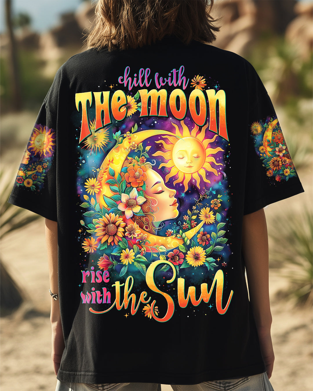 CHILL WITH THE MOON ALL OVER PRINT - TYTD0906252