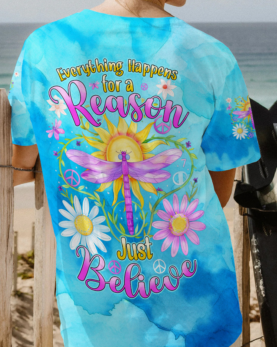 JUST BELIEVE DRAGONFLY ALL OVER PRINT - TYHI2307242