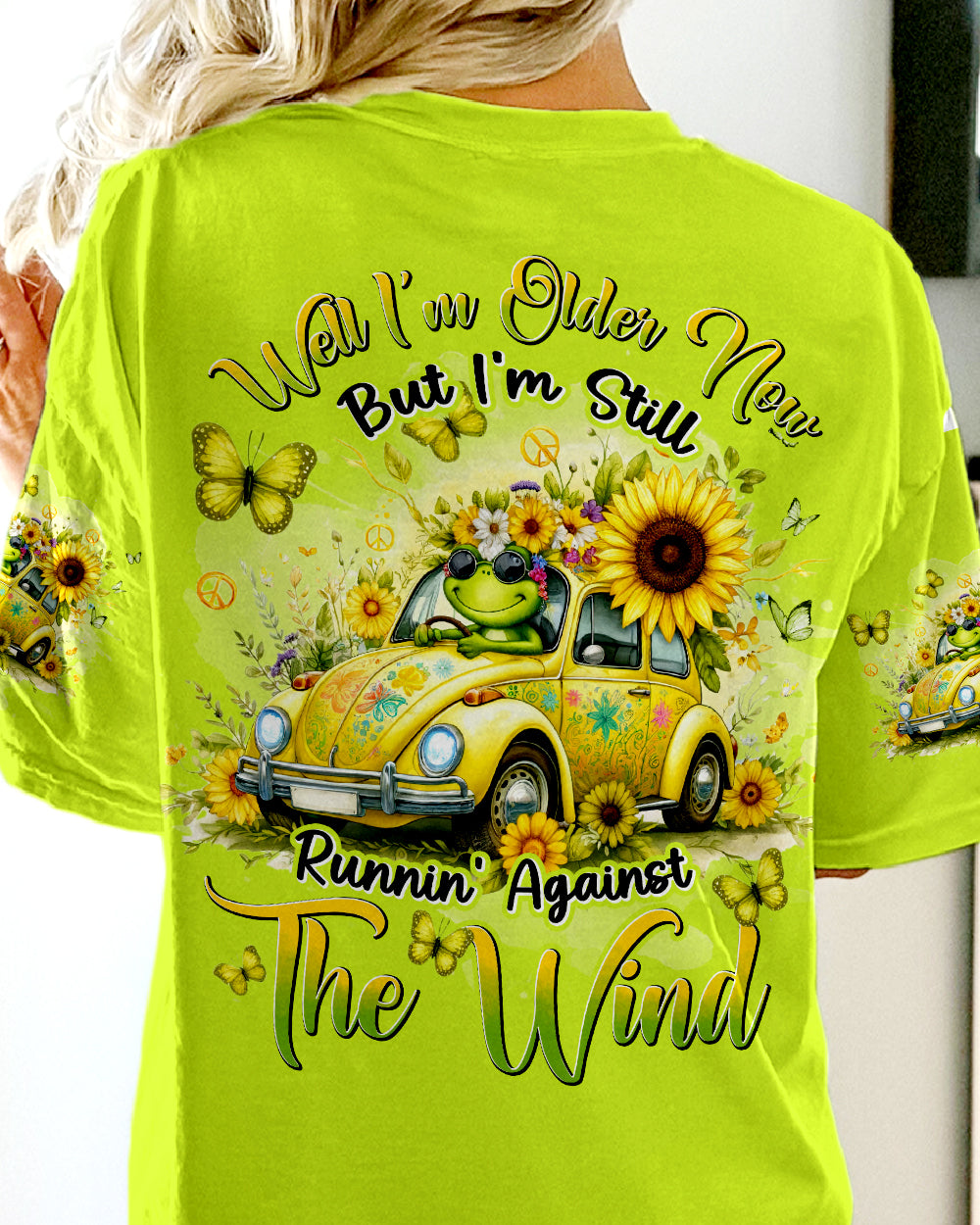 RUNNING AGAINST THE WIND FROG ALL OVER PRINT - TYHI0305243