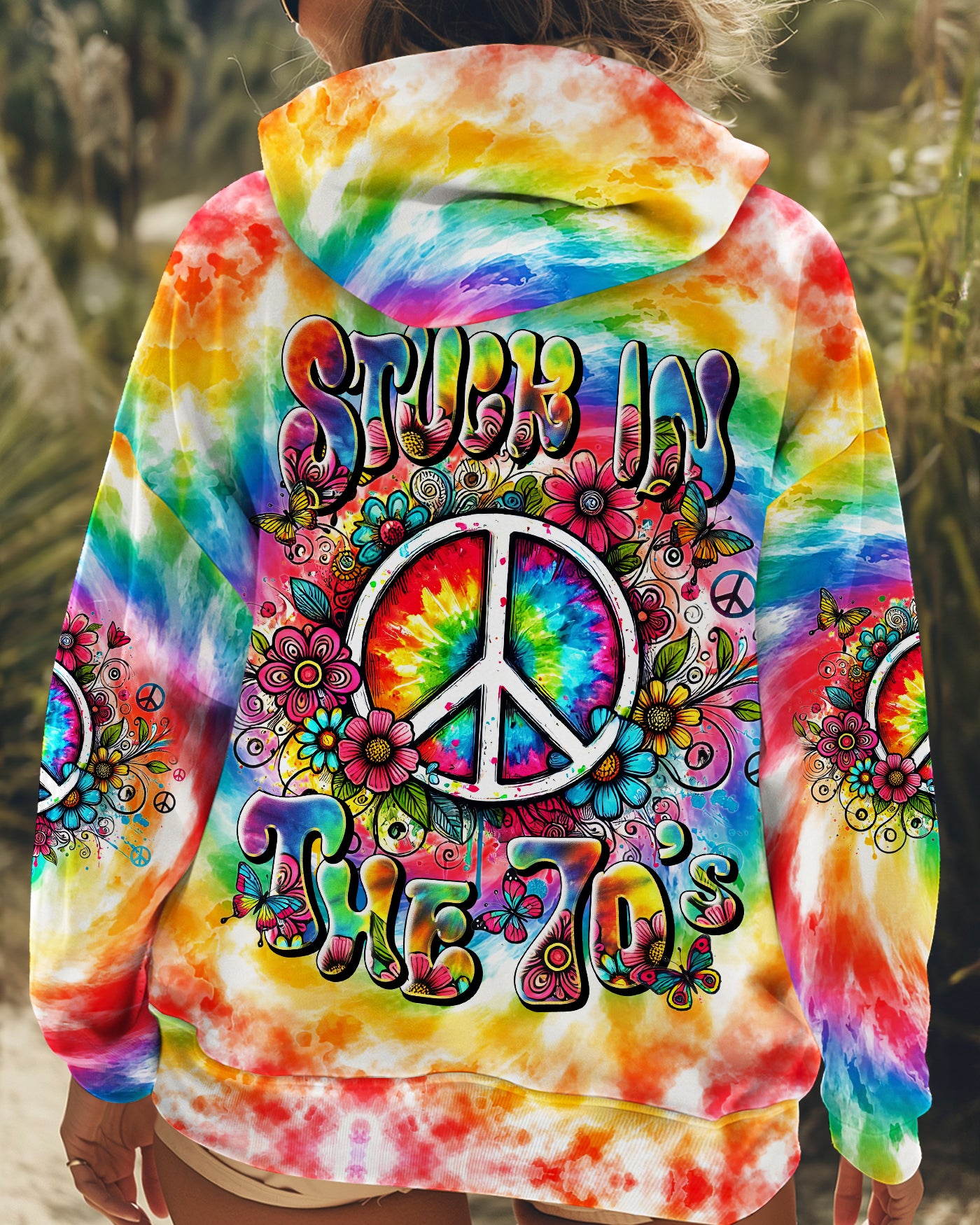 STUCK IN THE 70'S TIE DYE ALL OVER PRINT - TYTD2108242