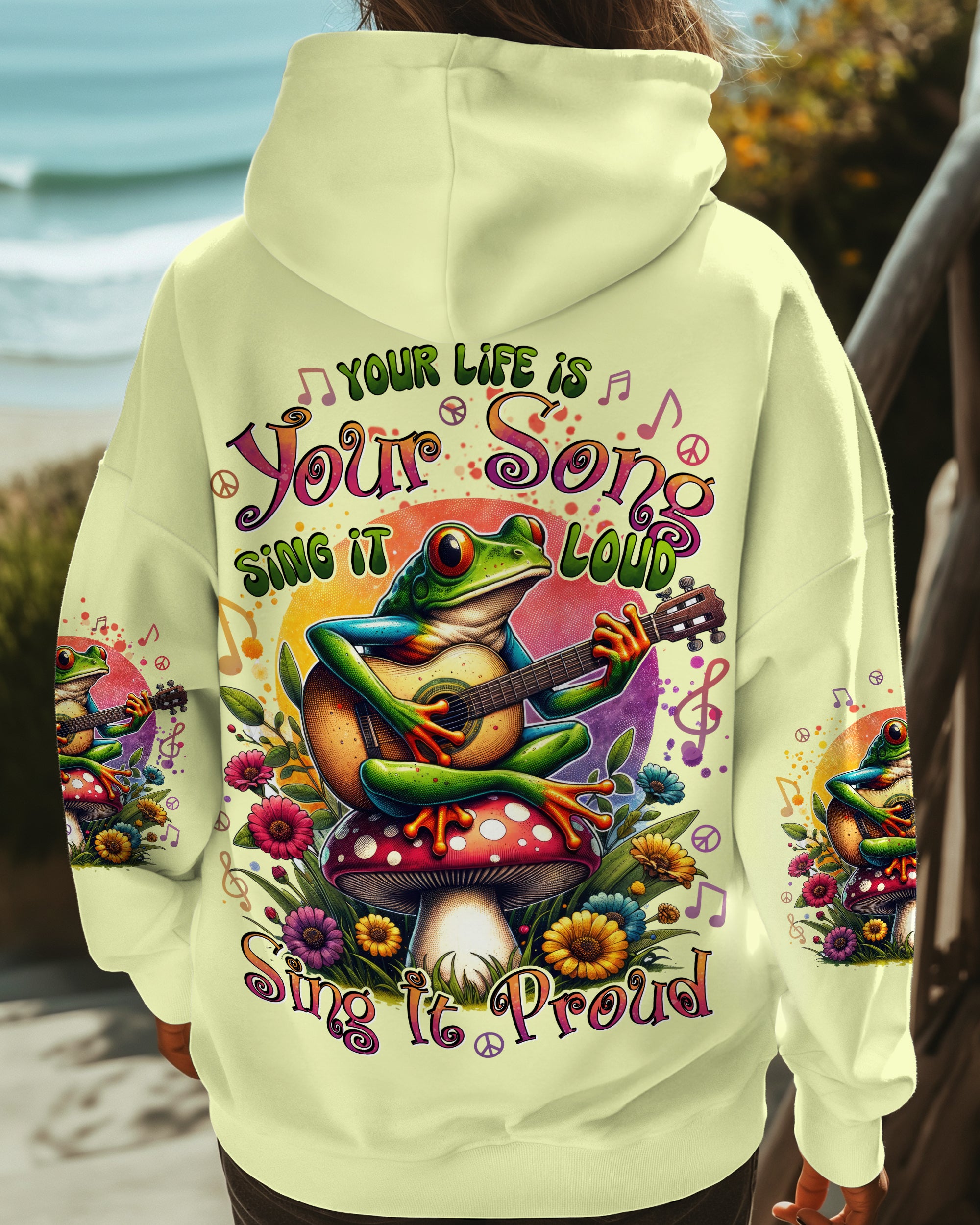 YOUR LIFE IS YOUR SONG FROG ALL OVER PRINT - TYTD0712242