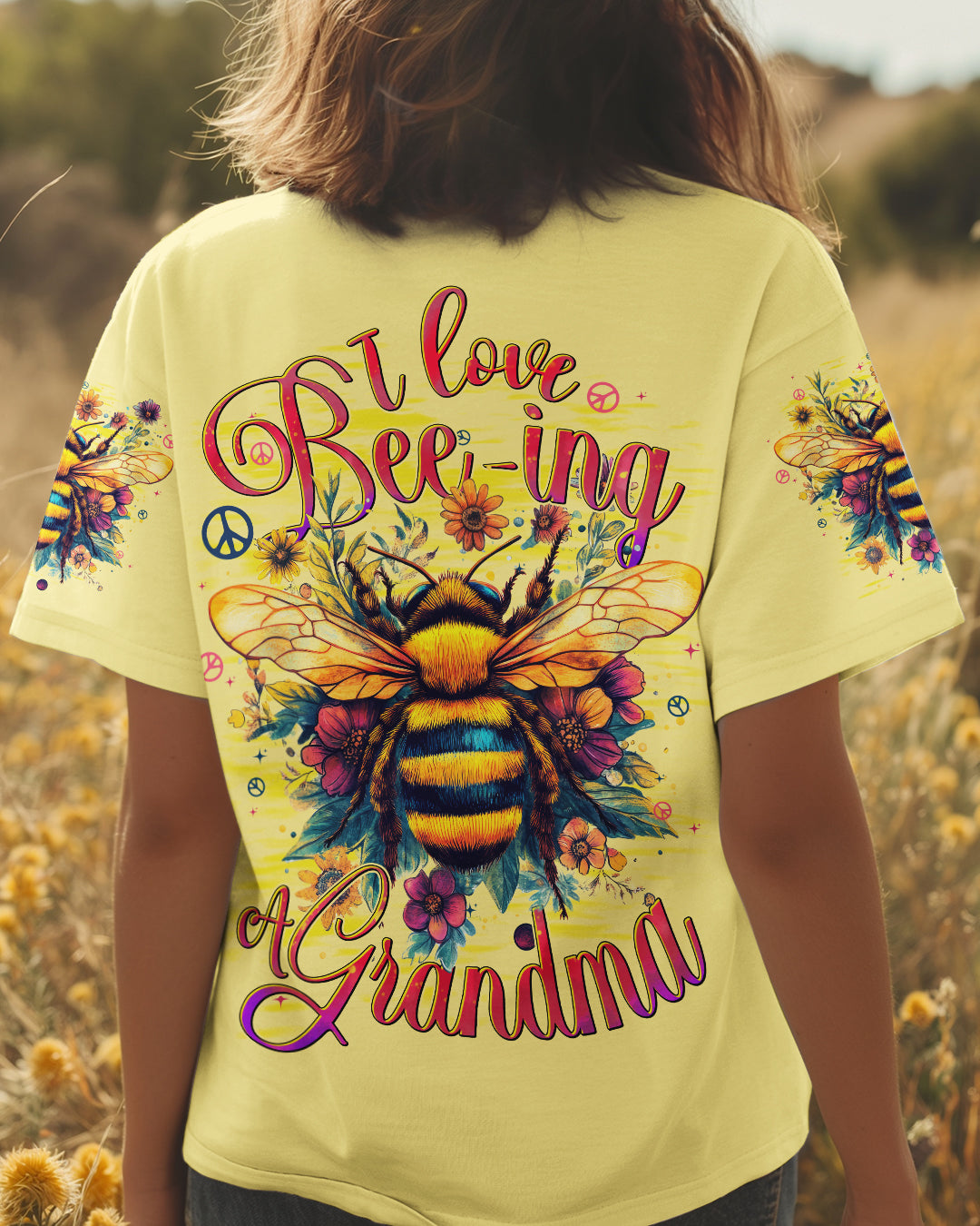I LOVE BEE-ING A GRANDMA ALL OVER PRINT - TYTD1606252