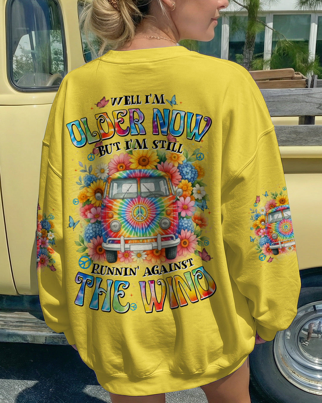 RUNNING AGAINST THE WIND CAR TIE DYE ALL OVER PRINT - TYTD0512251