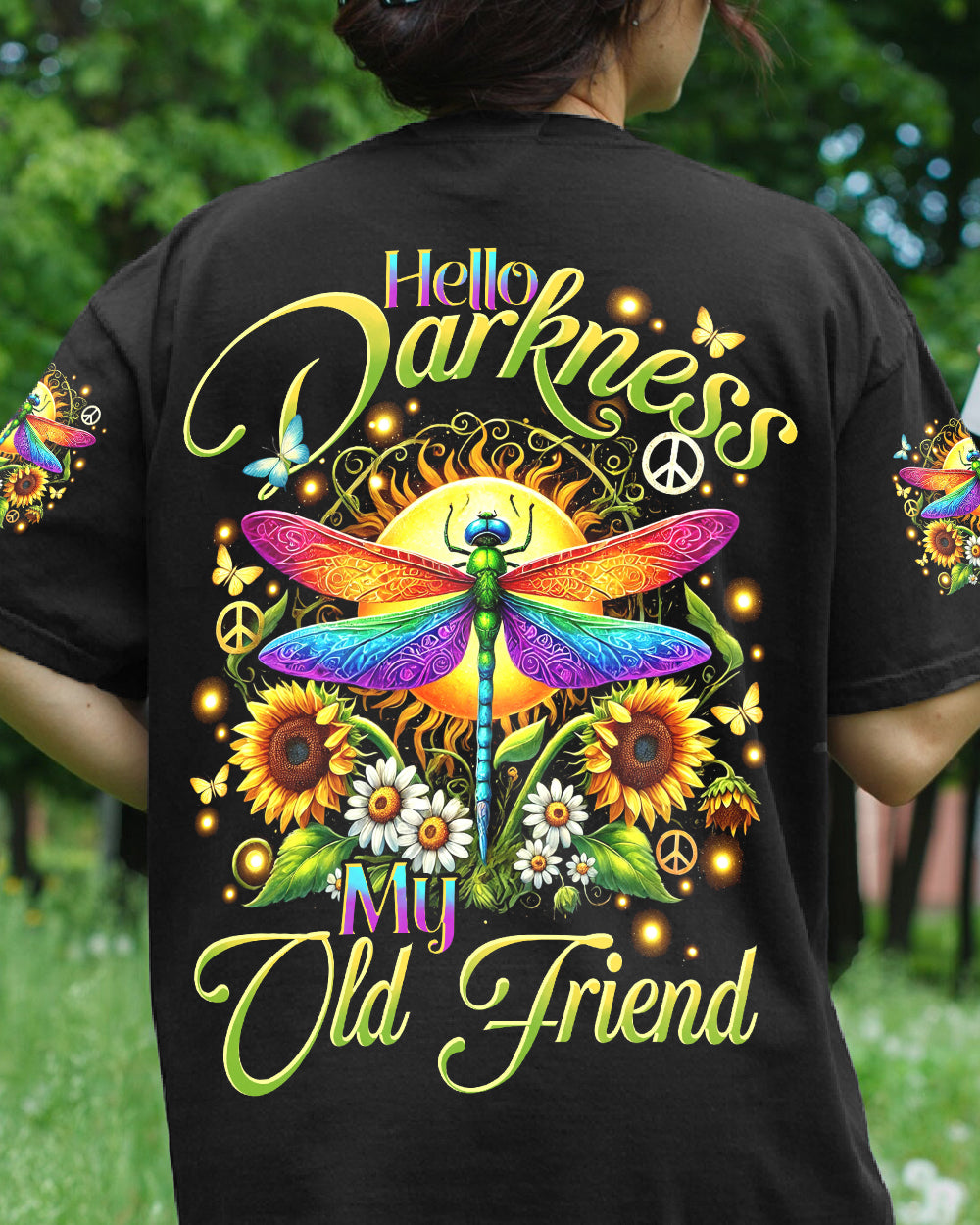 HELLO DARKNESS MY OLD FRIEND DRAGONFLY ALL OVER PRINT - TYHI1707242