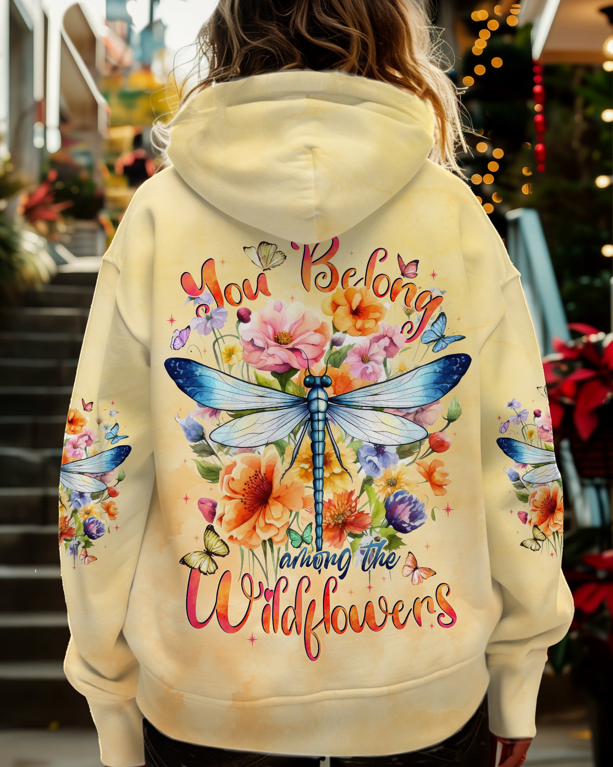 YOU BELONG AMONG THE WILDFLOWERS DRAGONFLY ALL OVER PRINT - TYTD2510242