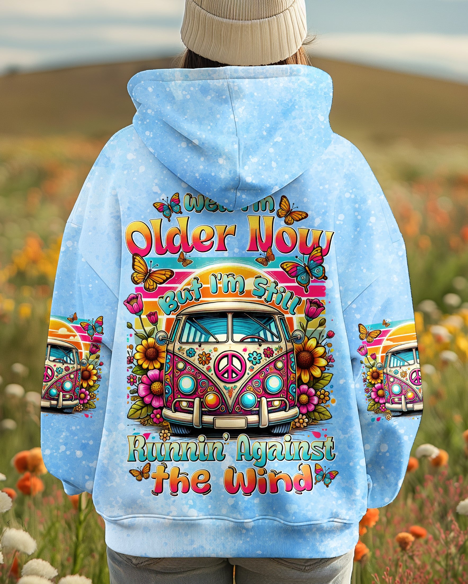 RUNNING AGAINST THE WIND SUNFLOWER LEOPARD ALL OVER PRINT - TYTD0402253