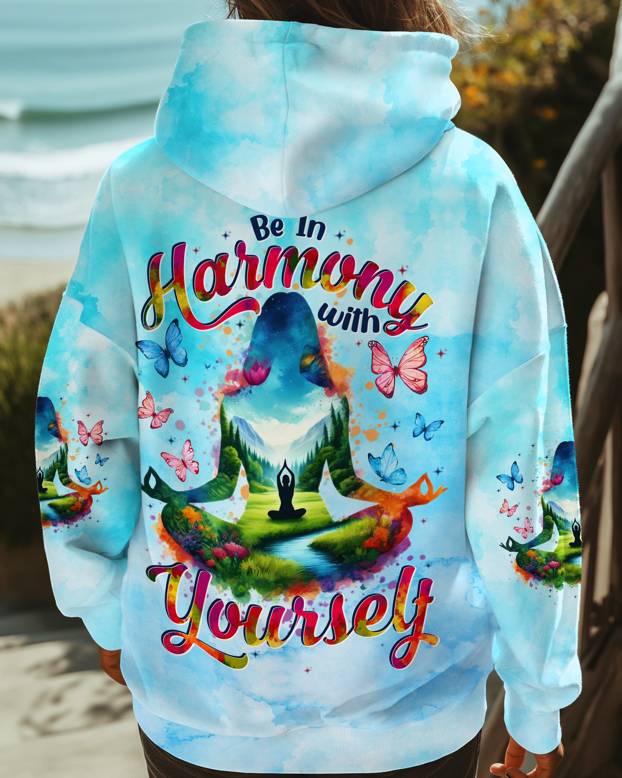 BE IN HARMONY WITH YOURSELF YOGA ALL OVER PRINT - TYTD2511241