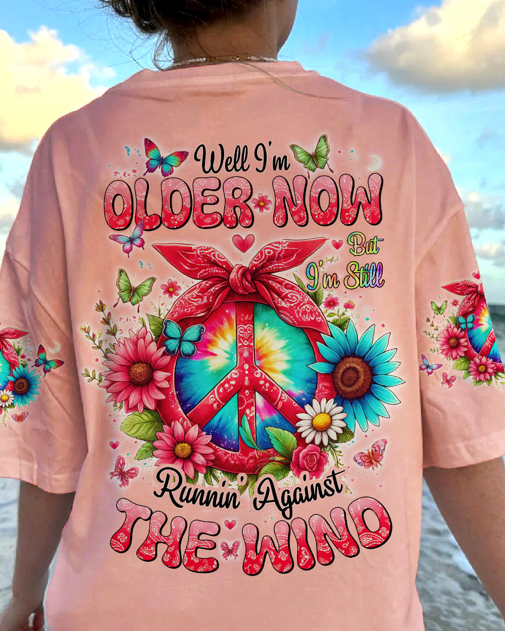 RUNNING AGAINST THE WIND PEACE ALL OVER PRINT - TYHI0406242