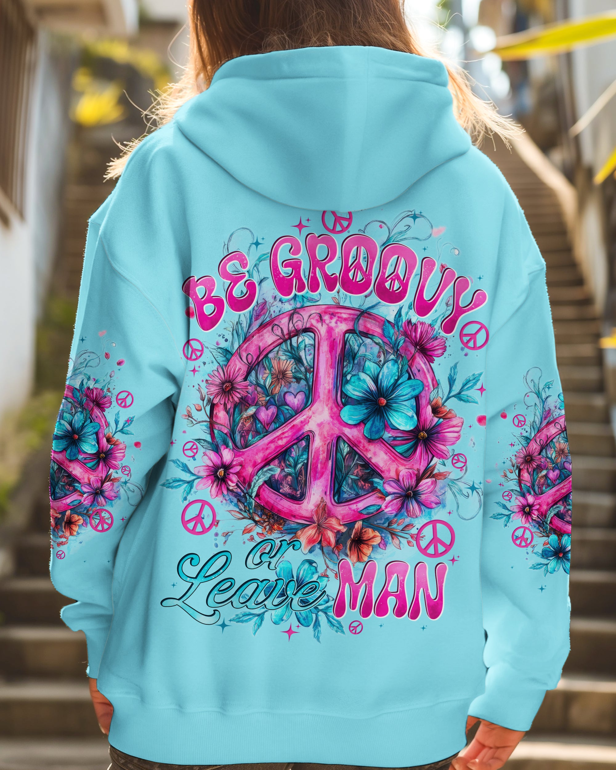 BE GROOVY OR LEAVE ALL OVER PRINT - TYTD0512241