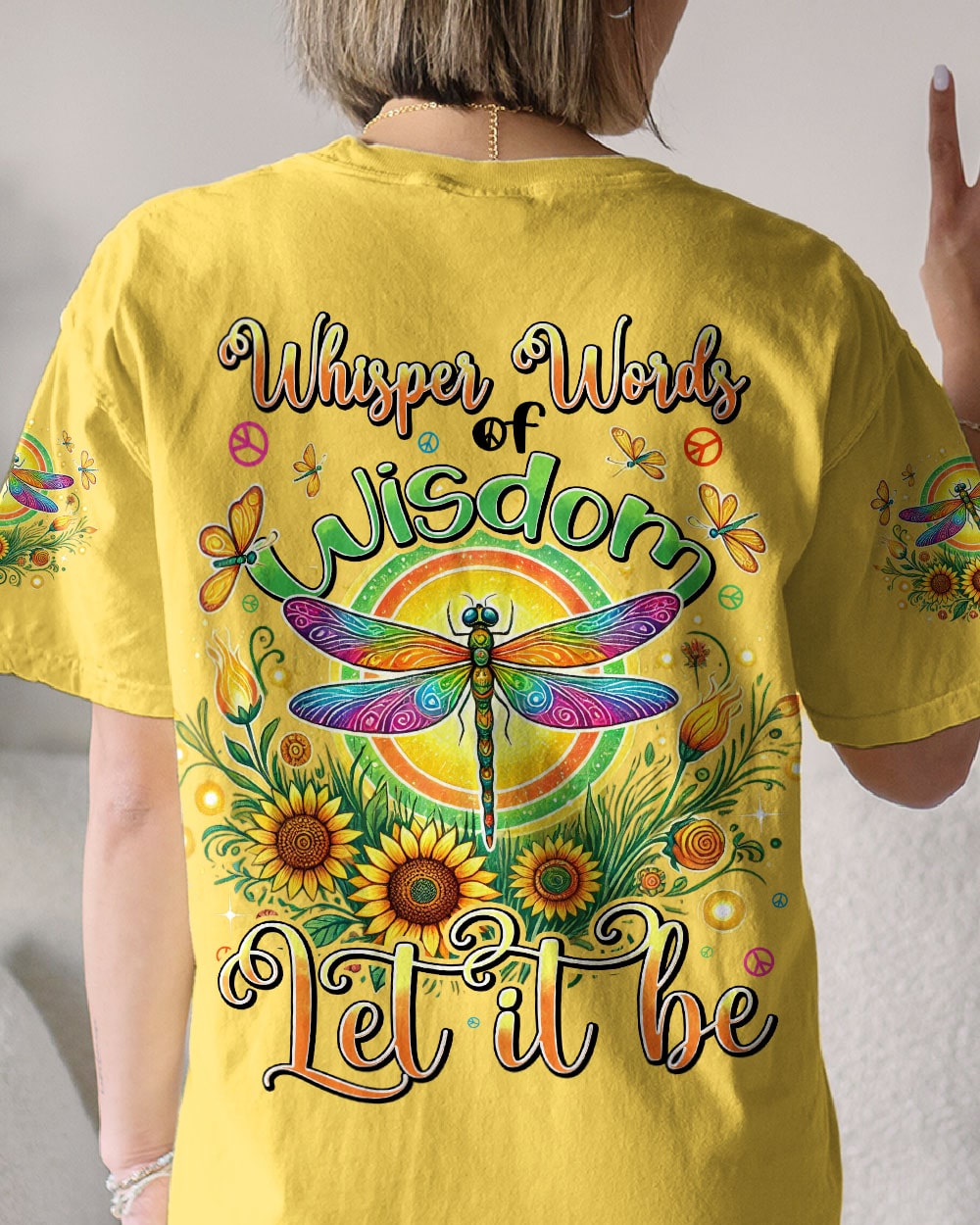 WHISPER WORDS OF WISDOM LET IT BE DRAGONFLY ALL OVER PRINT - TYHI1507242