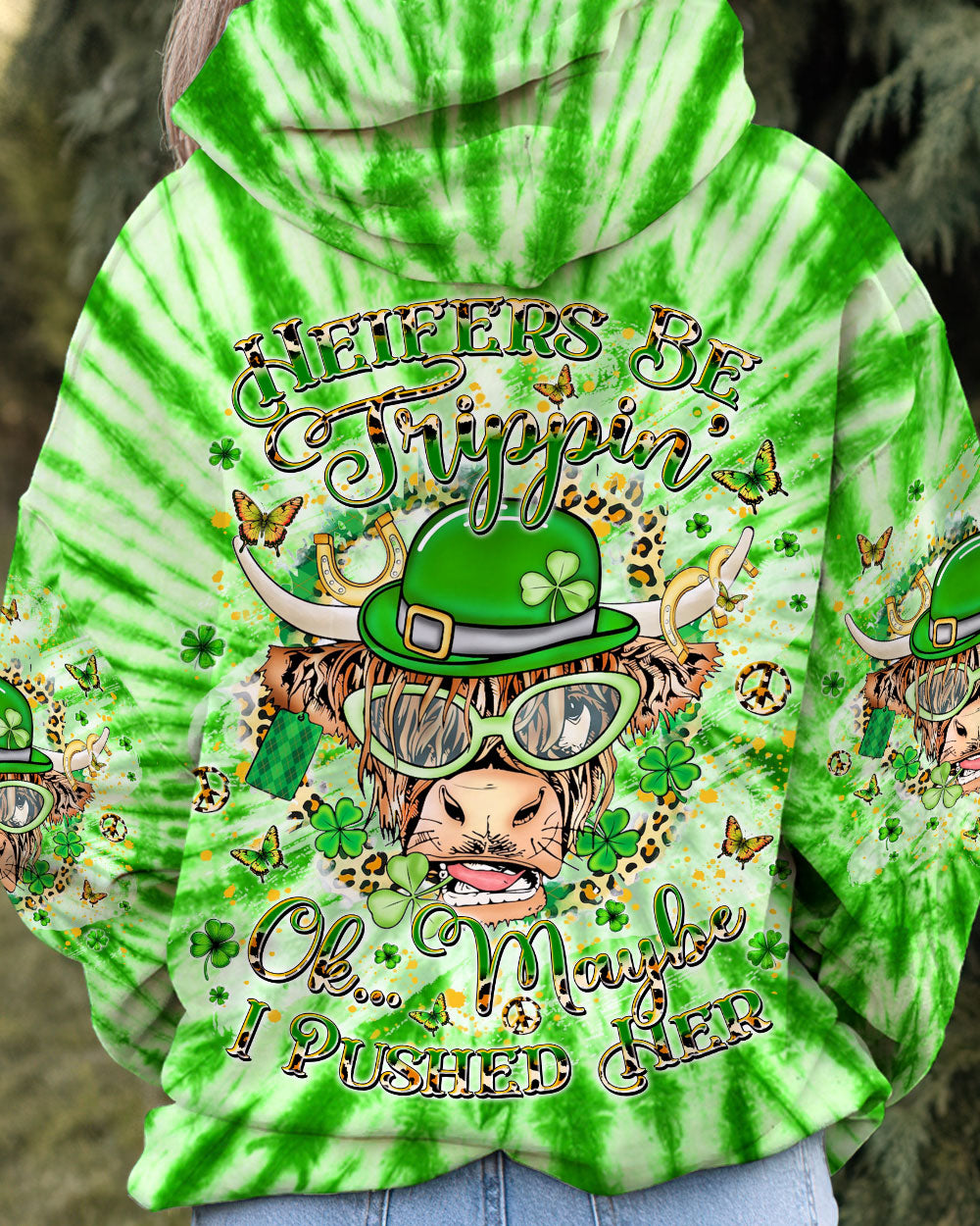 HEIFERS BE TRIPPIN' ST PATRICK'S DAY ALL OVER PRINT - YHKD2601242