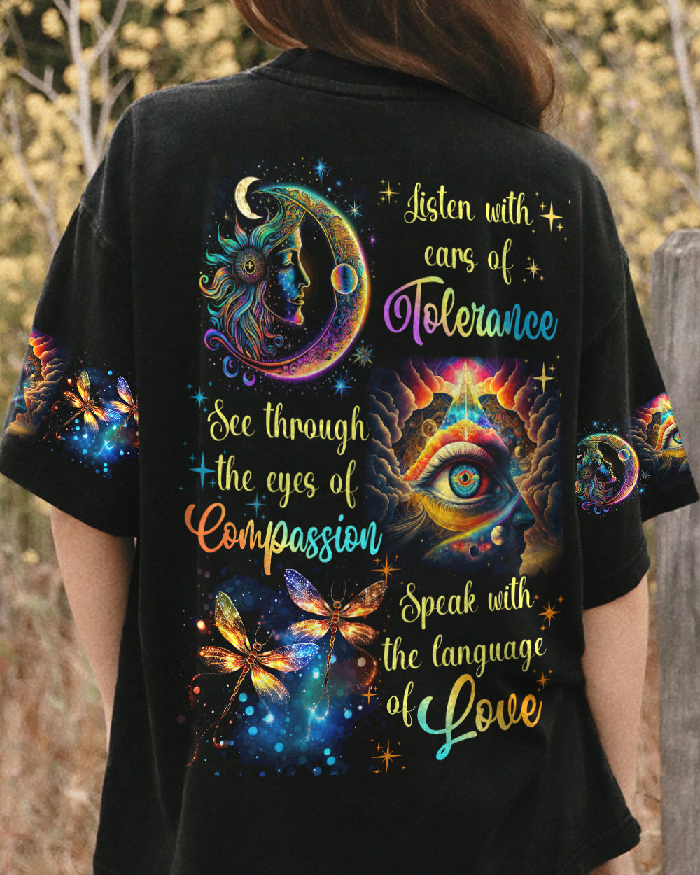 SEE THROUGH THE EYES OF COMPASSION ALL OVER PRINT - TYTD2702242