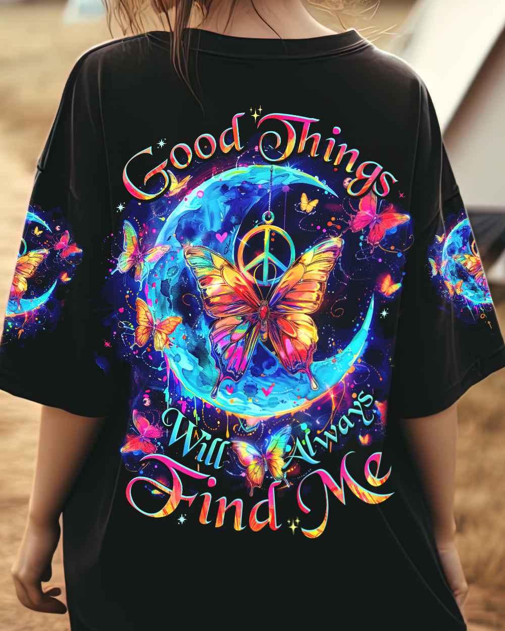 GOOD THINGS WILL ALWAYS FIND ME ALL OVER PRINT - TYTD1203244