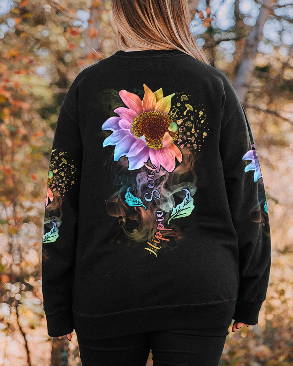 HIPPIE SOUL SUNFLOWER COLORFUL ALL OVER PRINT - TA31012314