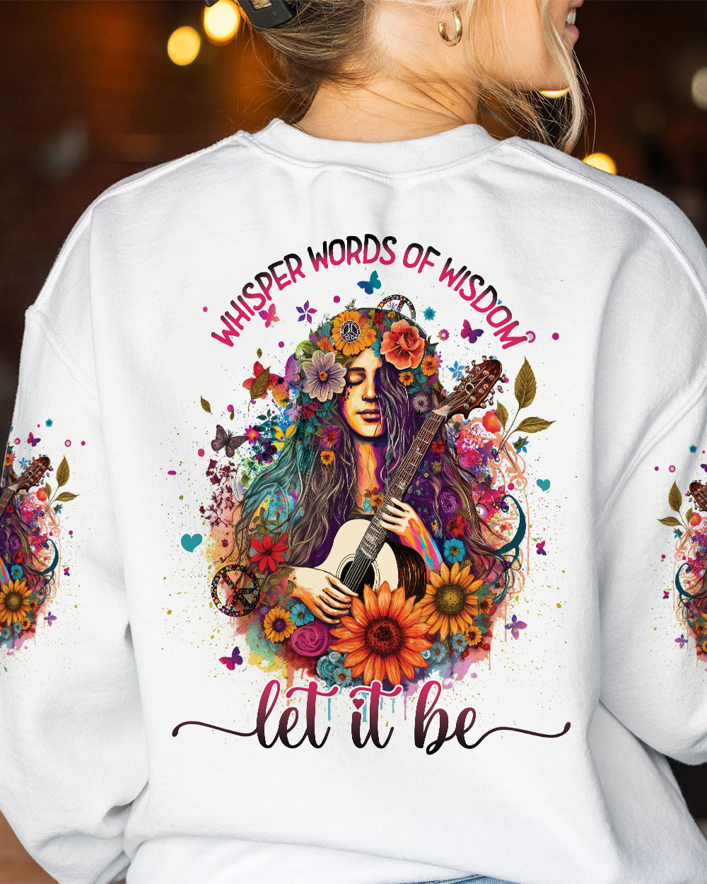 WHISPER WORDS OF WISDOM HIPPIE GIRL ALL OVER PRINT - YHHG0802233