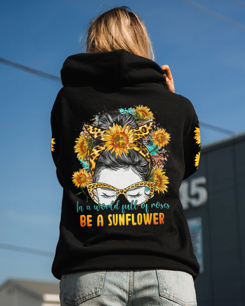 BE A SUNFLOWER ALL OVER PRINT - TA3101238