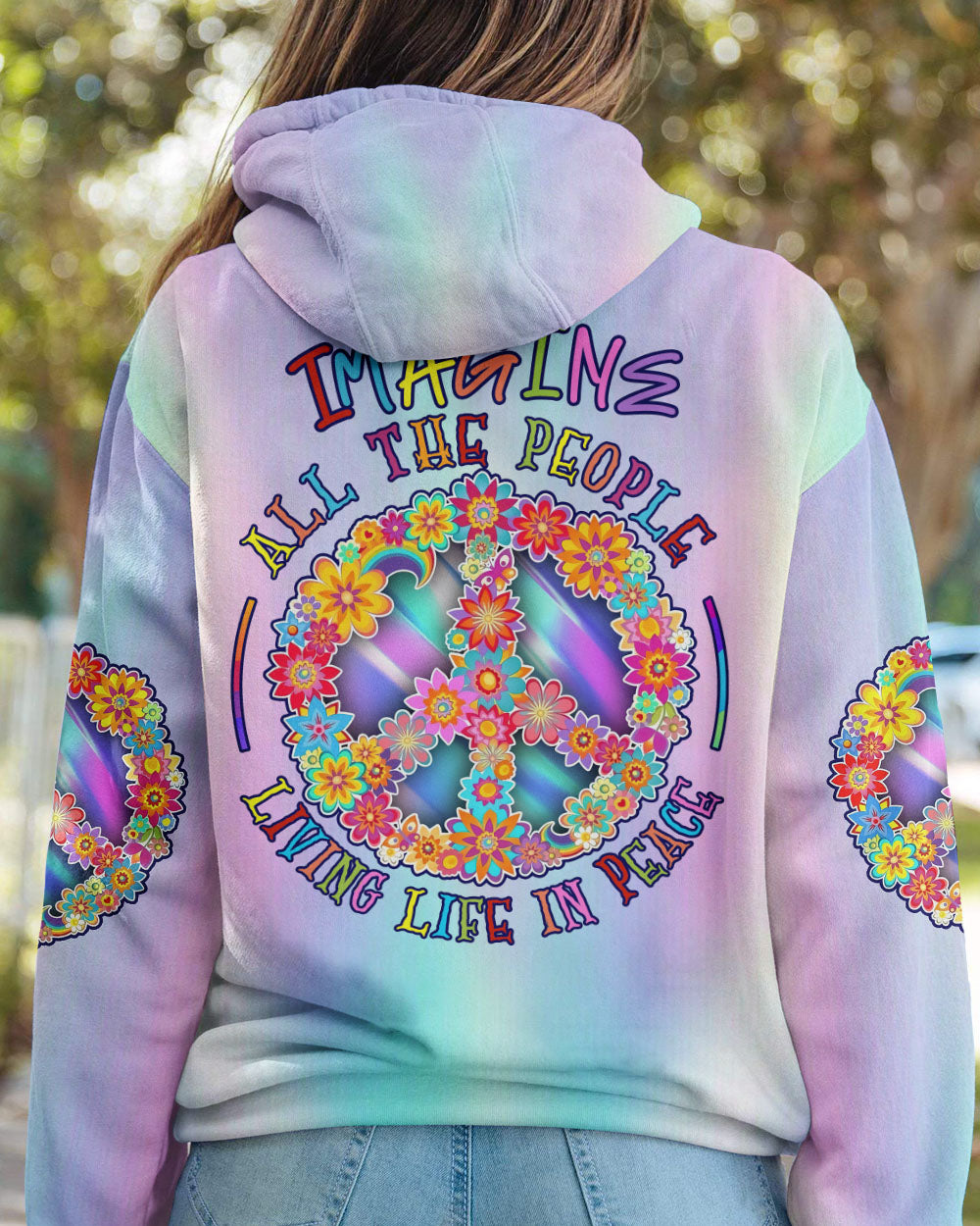 ALL THE PEOPLE LIVING LIFE IN PEACE ALL OVER PRINT - YHLN1002233