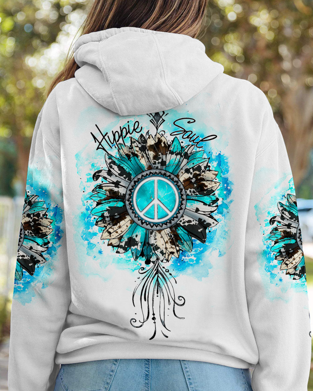 HIPPIE SOUL SUNFLOWER GEMSTONE ALL OVER PRINT - TY2302233