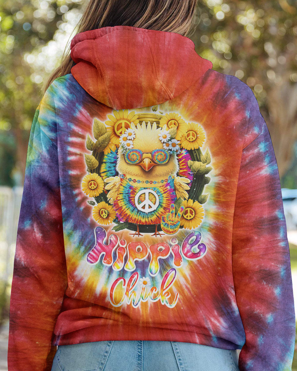 HIPPIE CHICK ALL OVER PRINT - TY1502232