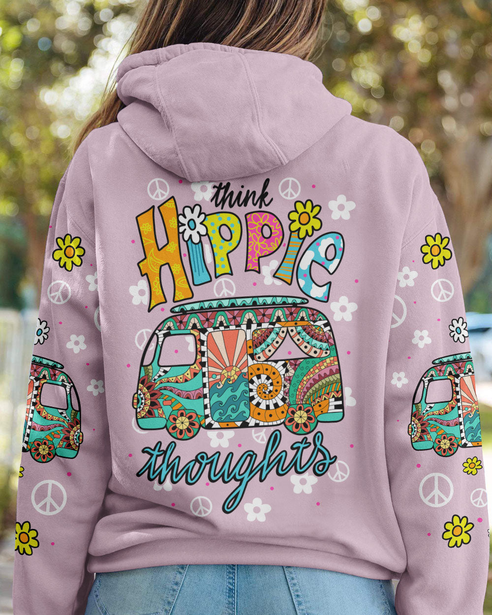 THINK HIPPIE THOUGHTS ALL OVER PRINT - TY0102232