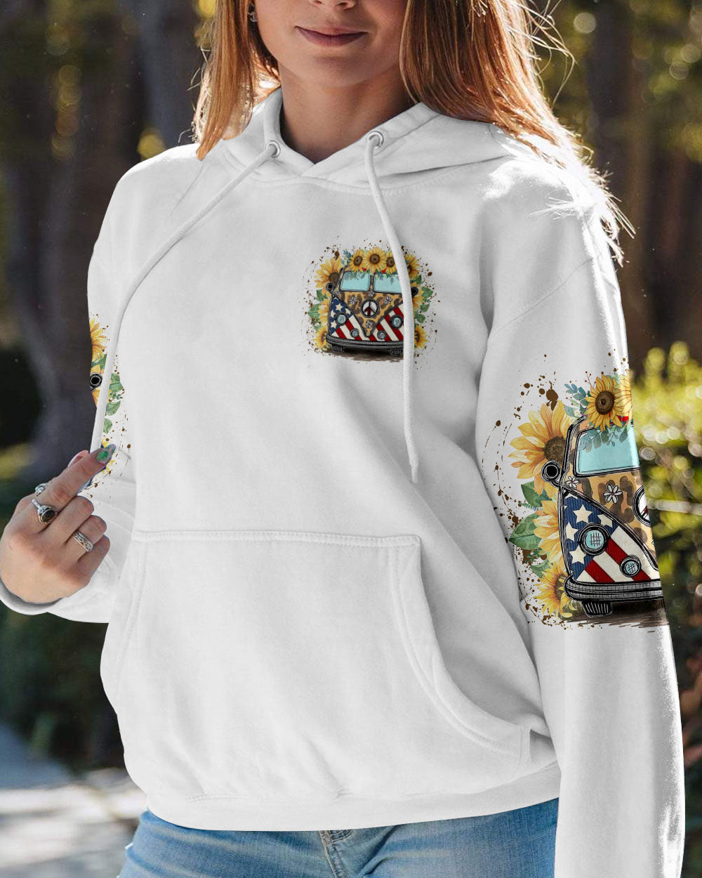 HERE COMES THE SUN LEOPARD SUNFLOWER ALL OVER PRINT - YHLN1402232