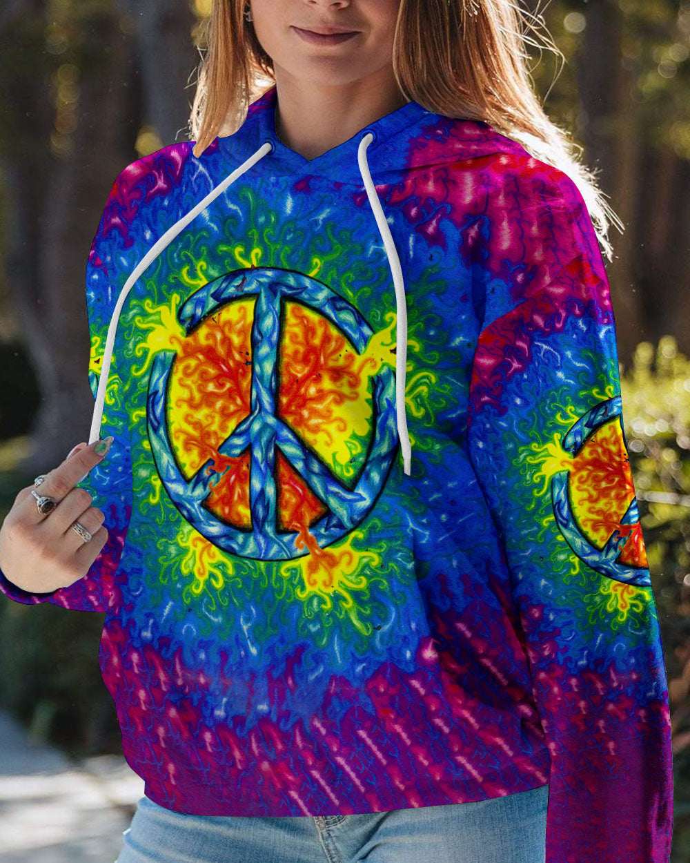 STAY TRIPPY LITTLE HIPPIE TIE DYE ALL OVER PRINT - YHLN2702233