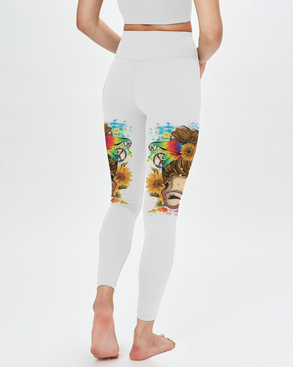 I COME IN HIPPIE MESSY BUN HIPPIE MOM ALL OVER PRINT - YHHG0702233