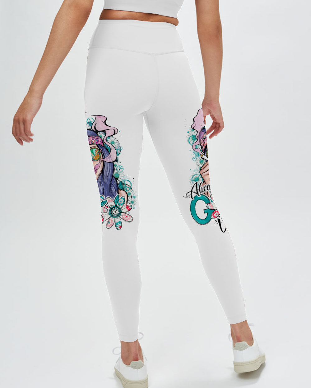 ALWAYS GOOD VIBES HIPPIE GIRL ALL OVER PRINT - TY0802231