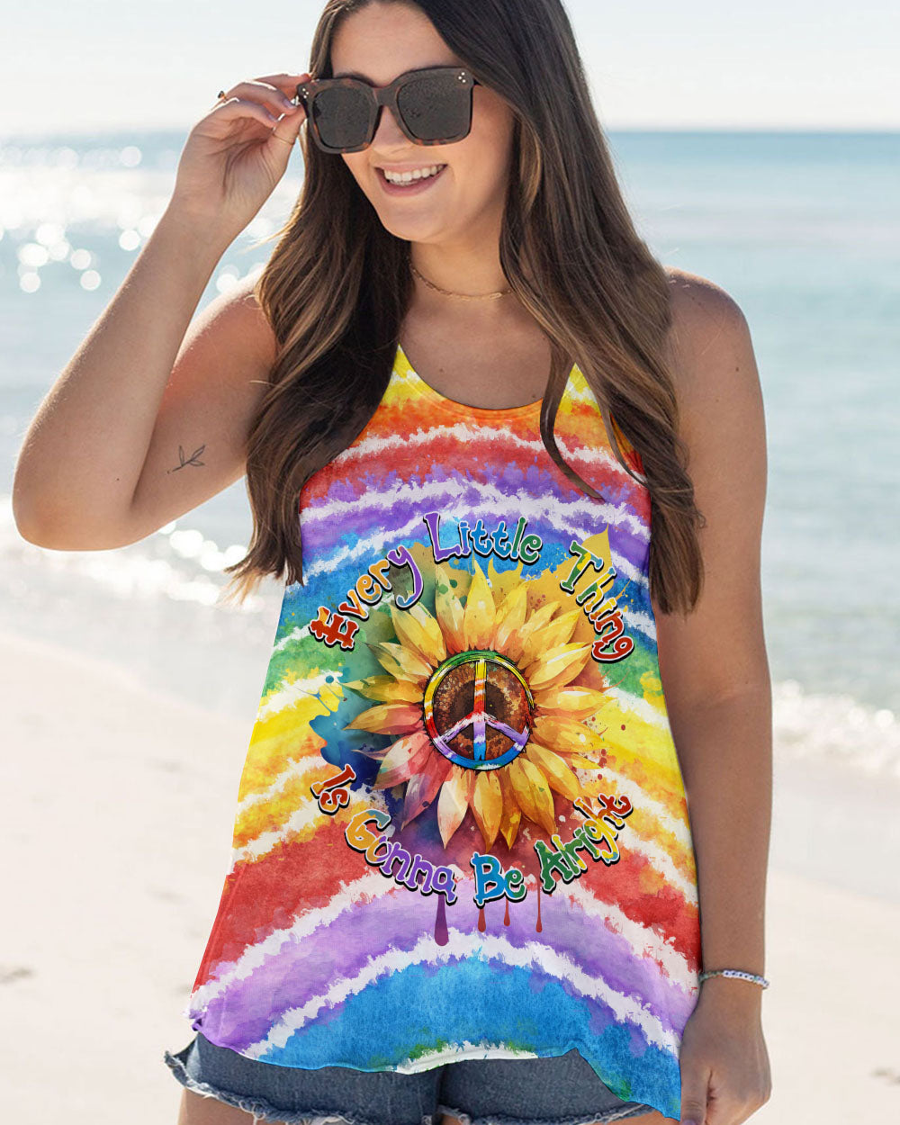 EVERY LITTLE THING IS GONNA BE ALRIGHT RAINBOW ALL OVER PRINT - TYTM2003233