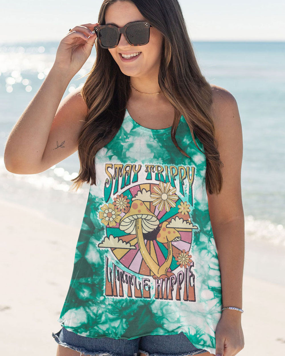STAY TRIPPY LITTLE HIPPIE ALL OVER PRINT - TY2502231