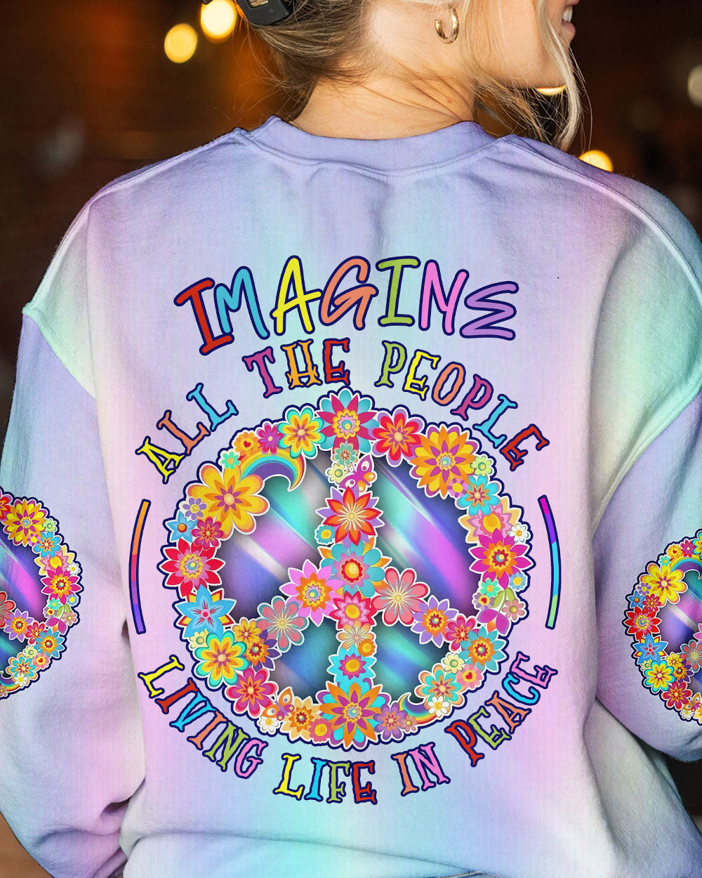 ALL THE PEOPLE LIVING LIFE IN PEACE ALL OVER PRINT - YHLN1002233