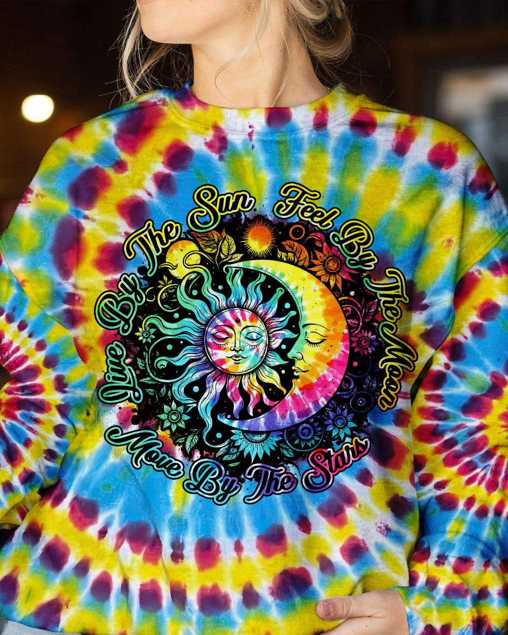 LIVE BY THE SUN TIE DYE ALL OVER PRINT - TYTM1603234