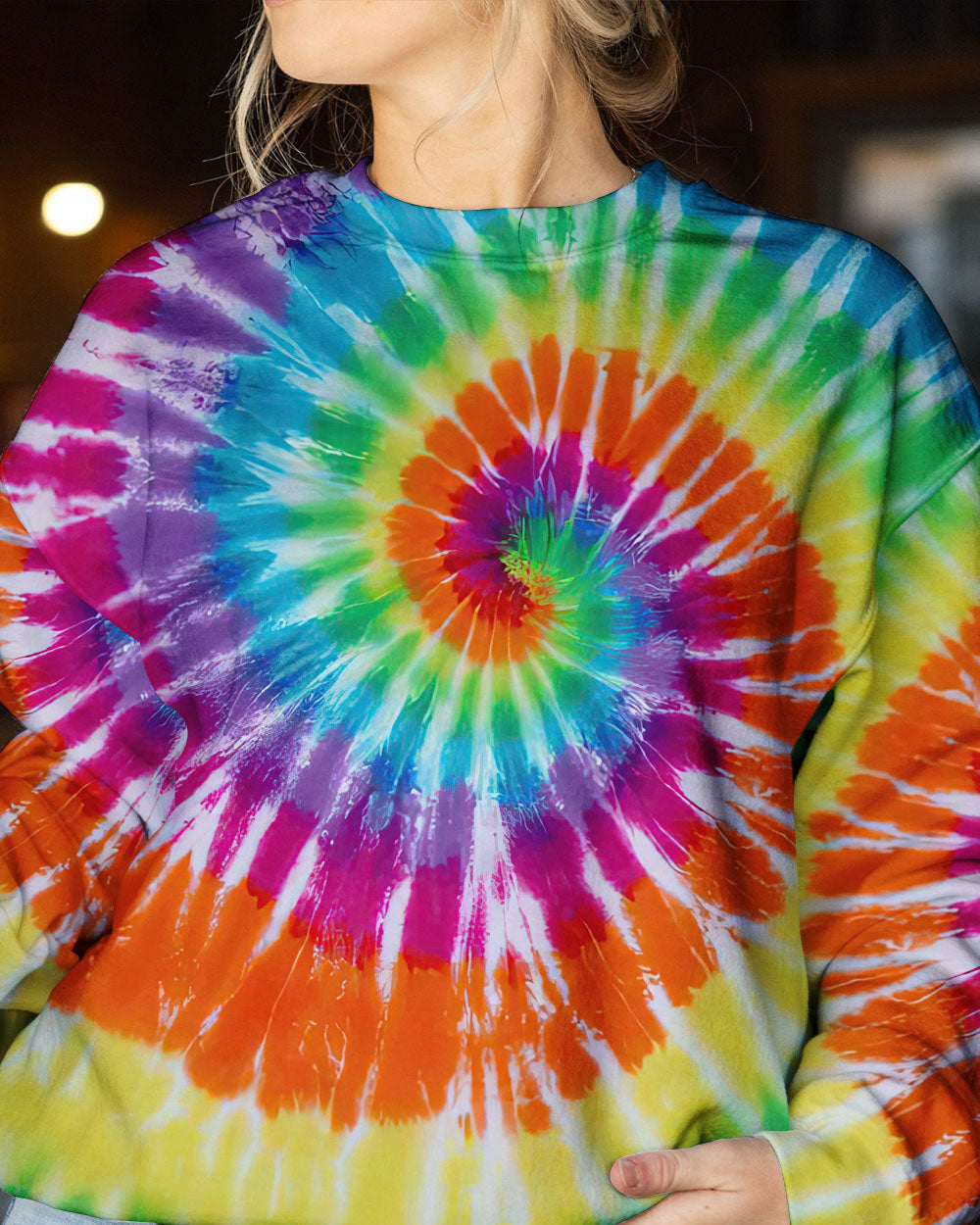 HIPPIE SOUL SUNFLOWER TIE DYE ALL OVER PRINT - TY1102231